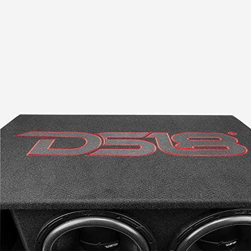 DS18 ZR212LD Dual 12" Loaded Subwoofer Enclosure Bass Package - 2 x ZR12D4 12" Subwoofers in a Ported Box 3200 Watts