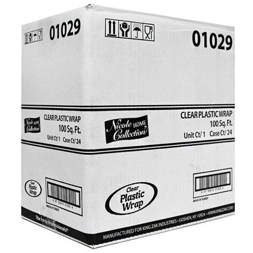 Premium Plastic Wrap Clear - 12" x 100" (1 Pc) - Ultra Durable & Versatile for Food Storage, Kitchen Organization & More