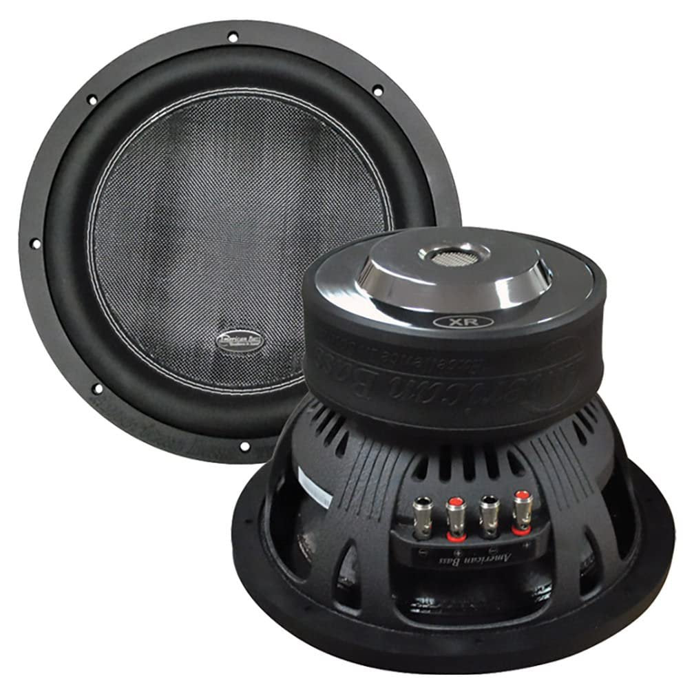 American Bass XD-1044 XD 10-inch Subwoofer 450 Watt RMS / 900 Watt Max Dual Voice Coil 4 Ohm Voice Coils 125 Oz Magnet