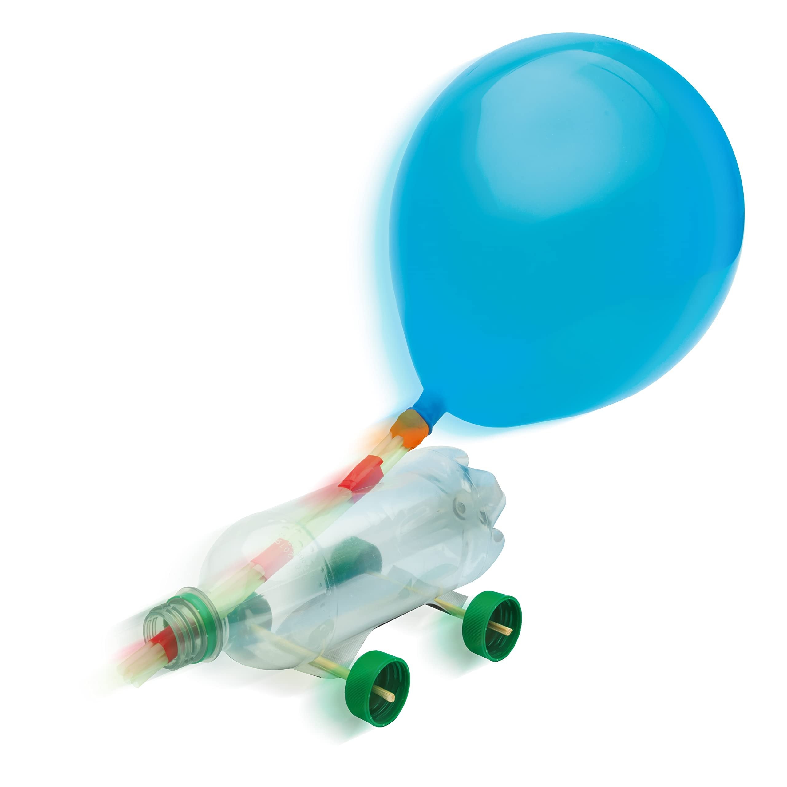 Curious Universe - Radical Robotics Science Kit - 50 Science Experiments with 95 Piece Kit - DIY Science and Robotics for Kids - Build Rocket Car - Create Robot - STEM Skills for Kids Aged 8 to 14