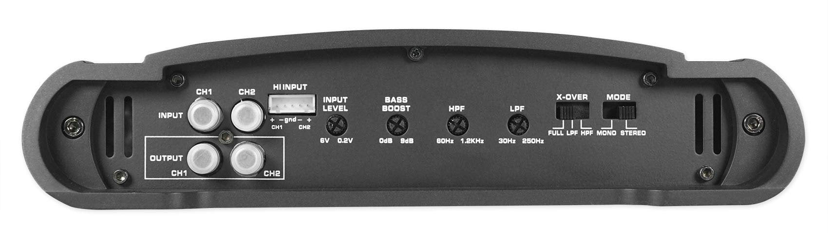 Autotek MM2020.2 Mean Machine Series Bridgeable Car Audio Amplifier – 2 Channel, Class A/B, 2000 Watt, Bass Boost, Marine Grade Protection Amp