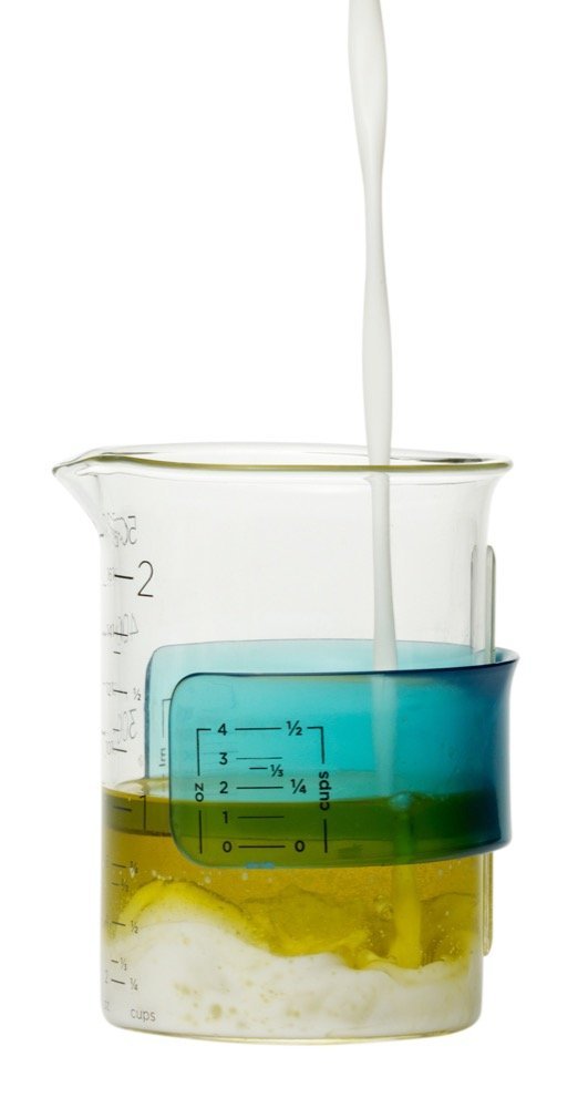 Chef'n Set of 3 Adjustable Measuring Beakers, Clear