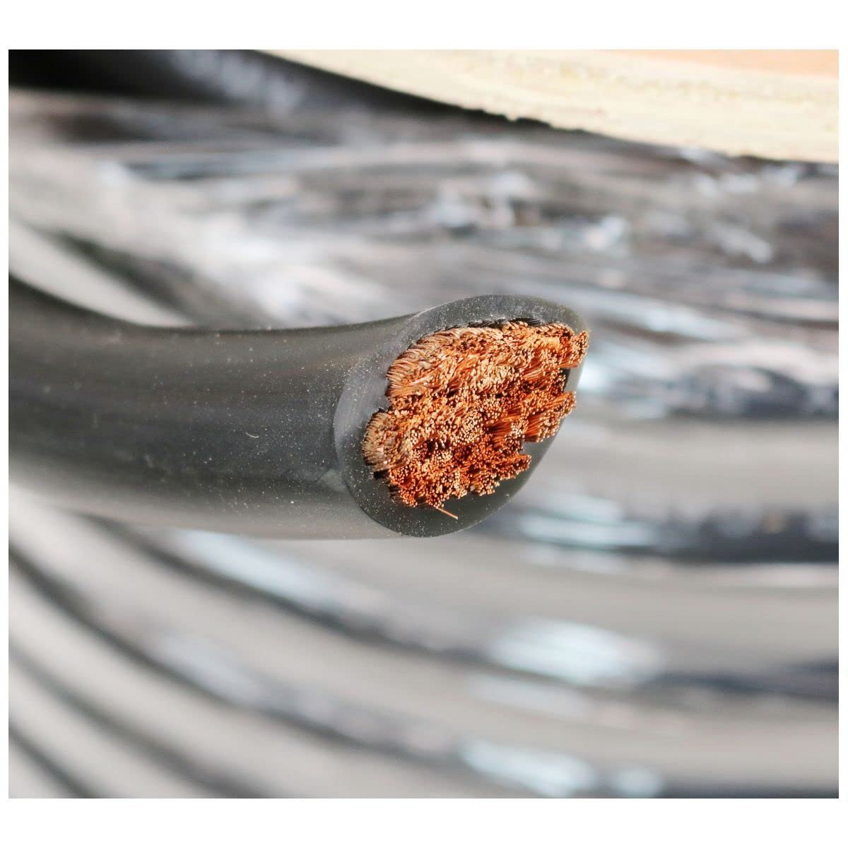 DEEJAY LED TBH000100BKCOPPE DEEJAYLED 3 Zero Gauge 100 FT Black