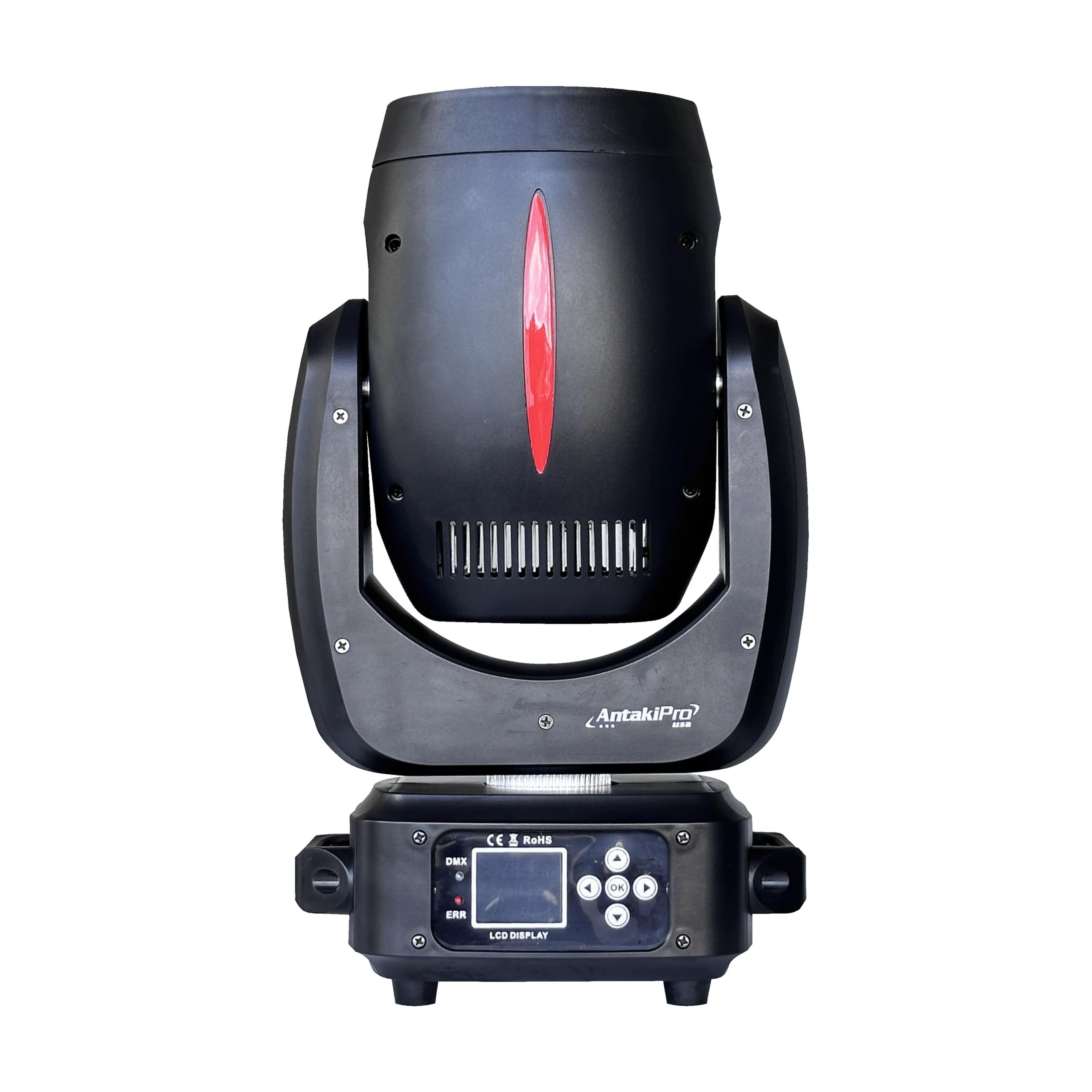 ANTAKIPRO AP-150MH 150-Watt LED Bee Eye Wash Moving Head Lightning System 4 pcs 40W RGBW 4in1 LEDs Beam Angle 3-45 Degrees Linear Auto Adjustment
