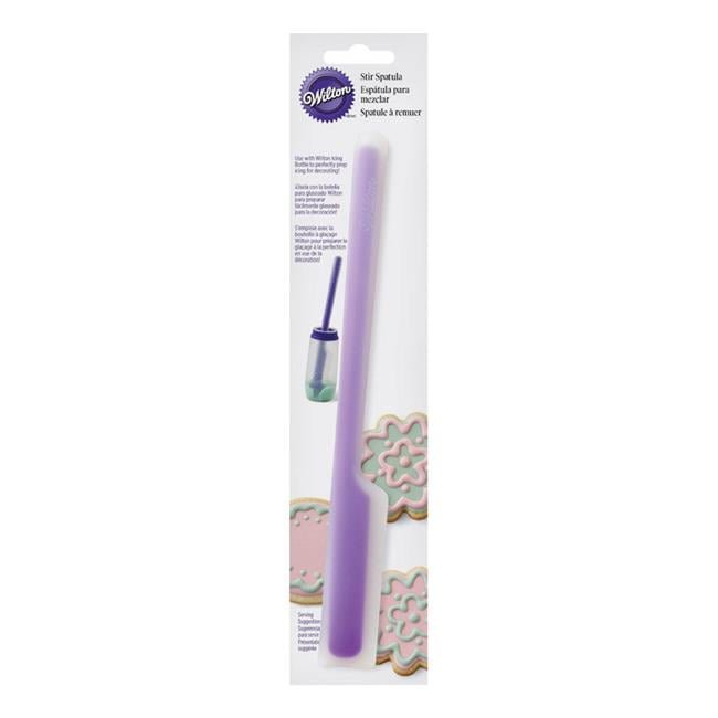 Wilton 6504963 2.68 x 5.5 in. Purple Stir Spatula, Pack of 3