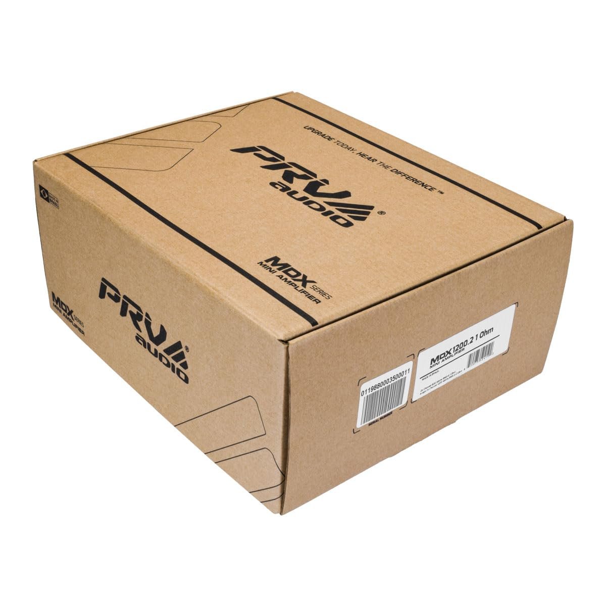 PRV Audio MDX1200.2 1 Ohm Mini 2 Channel Car Audio Amplifier 2X 600 Watts RMS at 1 Ohm - Bridged 1CH 1200 Watt at 2 Ohm for Powersports, Motorcycles, ATV, for High Power Stereo Speaker Systems