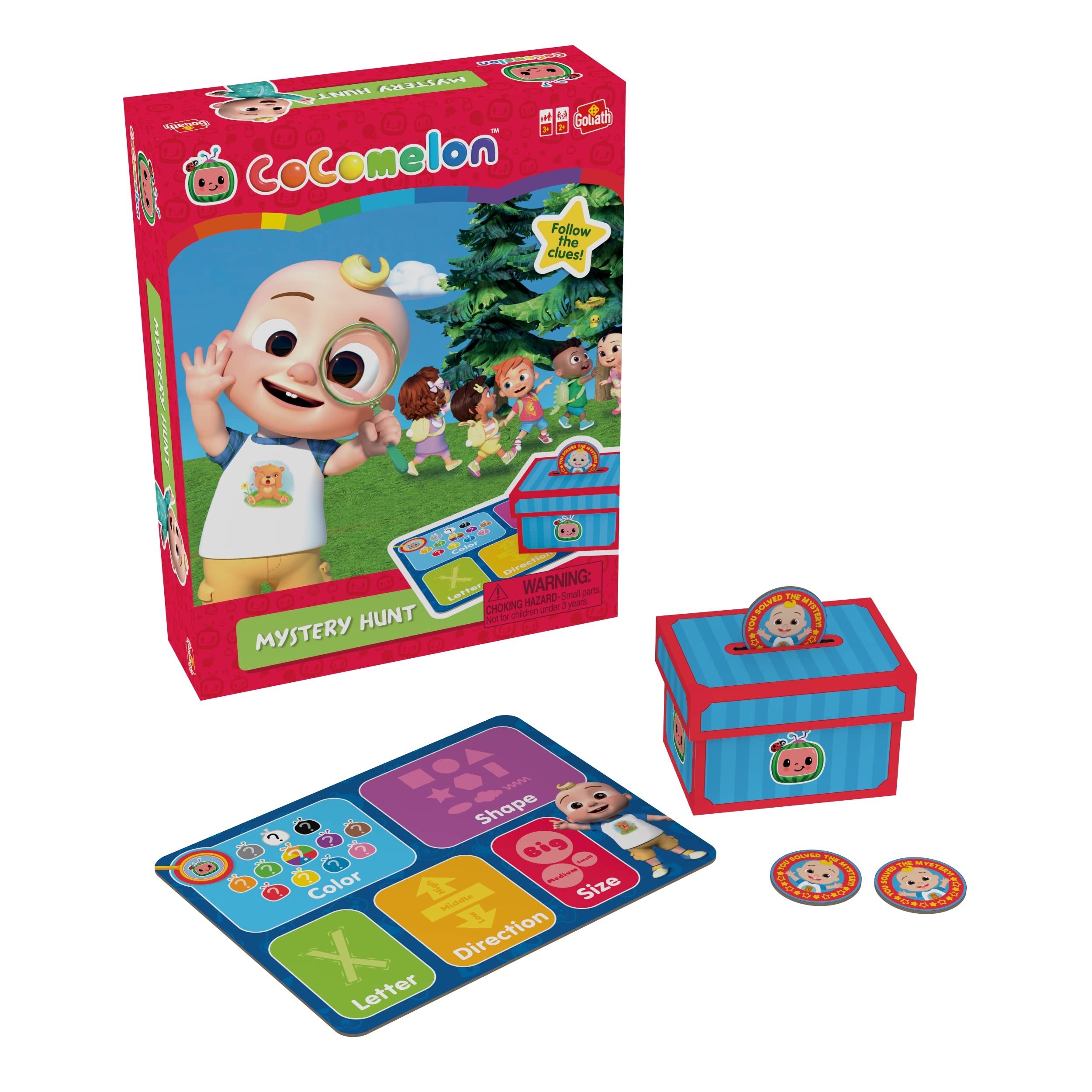 Goliath CoComelon Mystery Hunt Game - Follow The Clues and Guess The Object - Ages 3 and Up, 2 or More Players