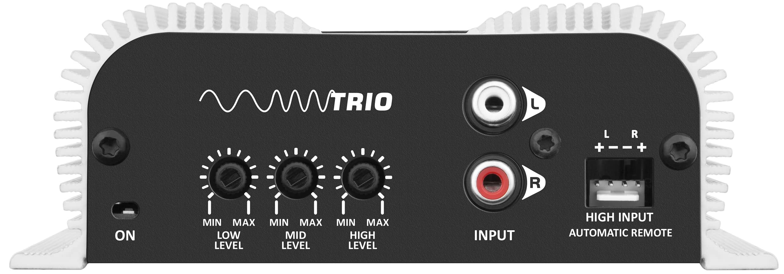 TARAMPS TRIO400 400 Trio Class D Amplifier 2-ohm 400W RMS 1-Channel 3 Outputs Automotive Enhance Car Audio System