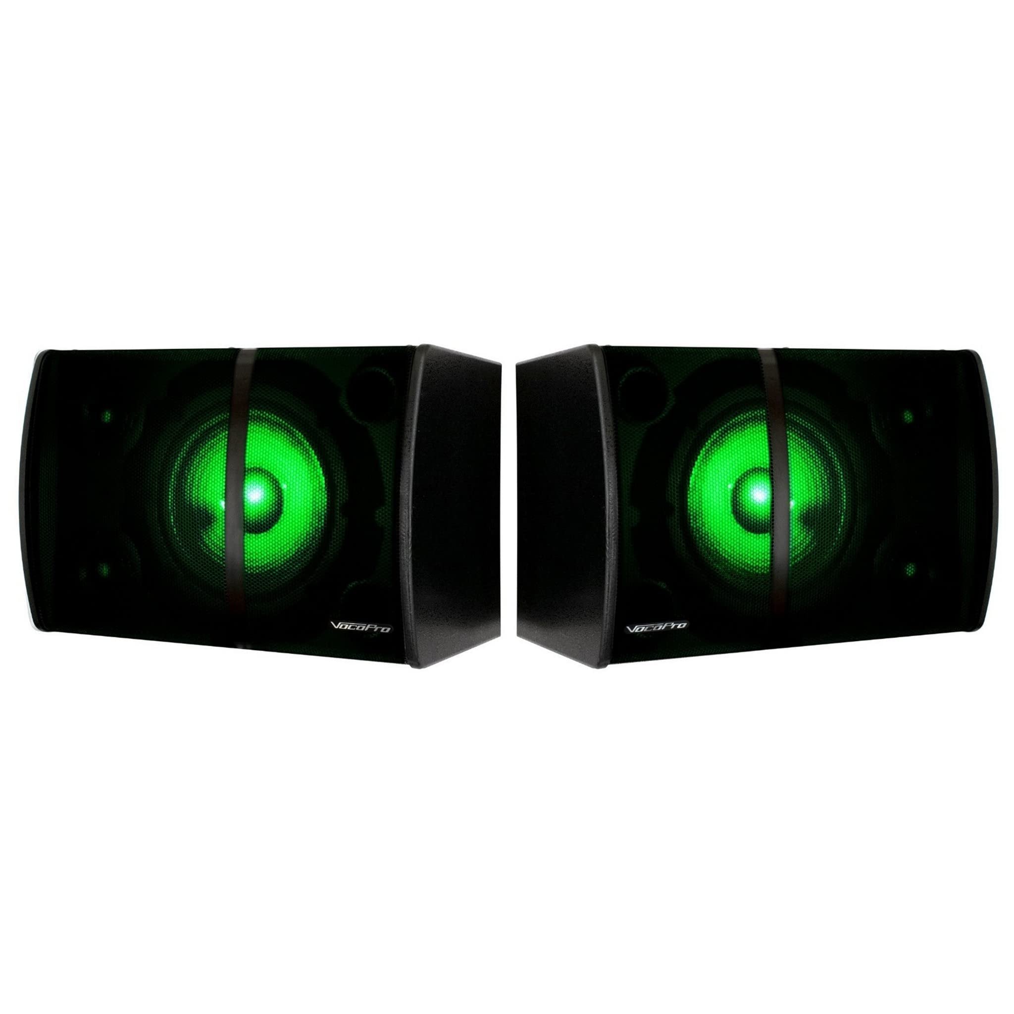 VocoPro Karaoke Fan 500W Powered Speaker with Bluetooth LED Light Effects