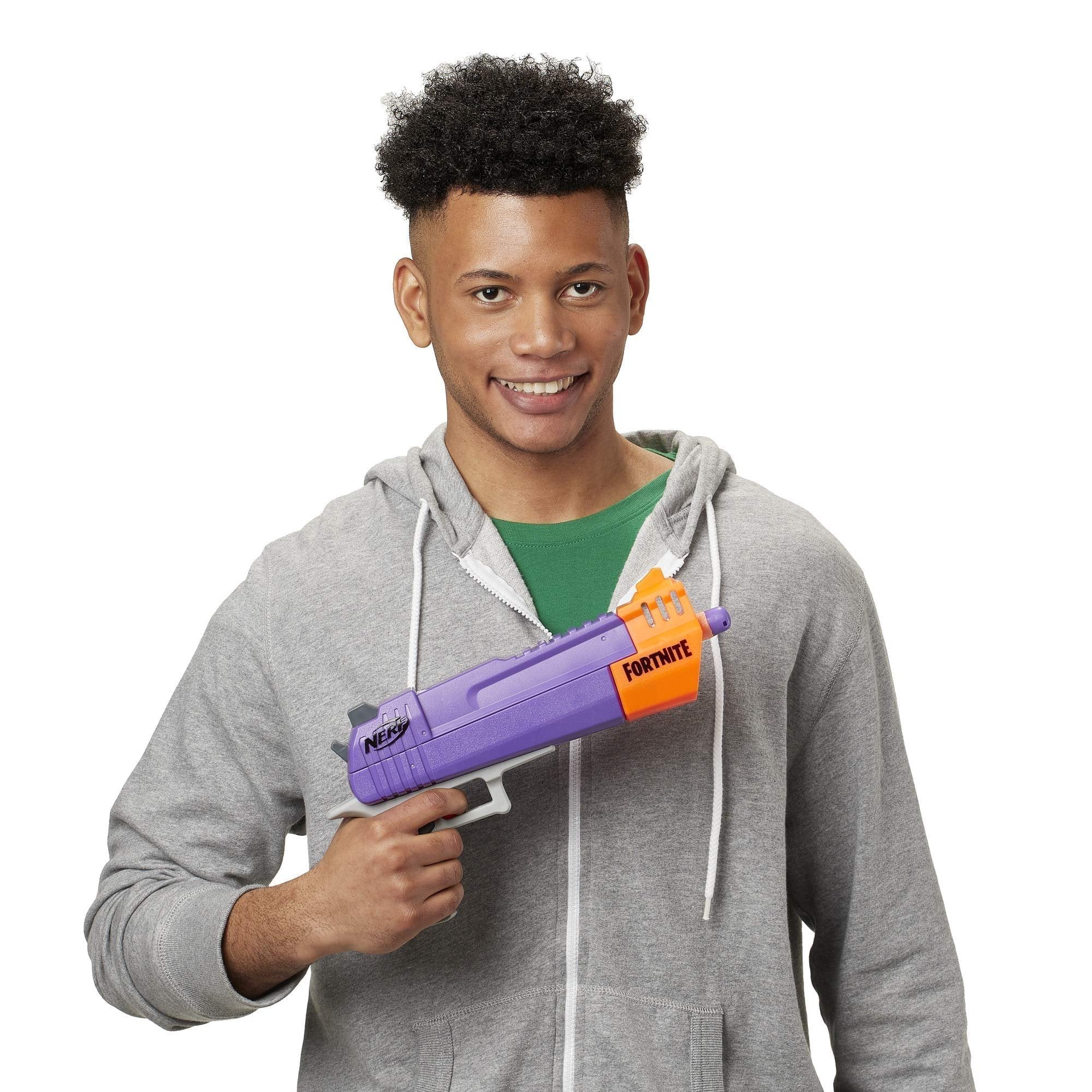 Nerf Fortnite HC-E Mega Dart Blaster - Includes 3 Official Mega Fortnite Darts - for Youth, Teens, Adults