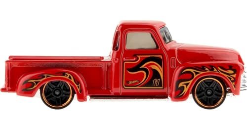Hot Wheels 10-Pack, Set of 10 Toy Trucks in 1:64 Scale, Mix of Officially Licensed & Unlicensed Pick-Ups, Rescue or Semi Trucks (Styles May Vary)