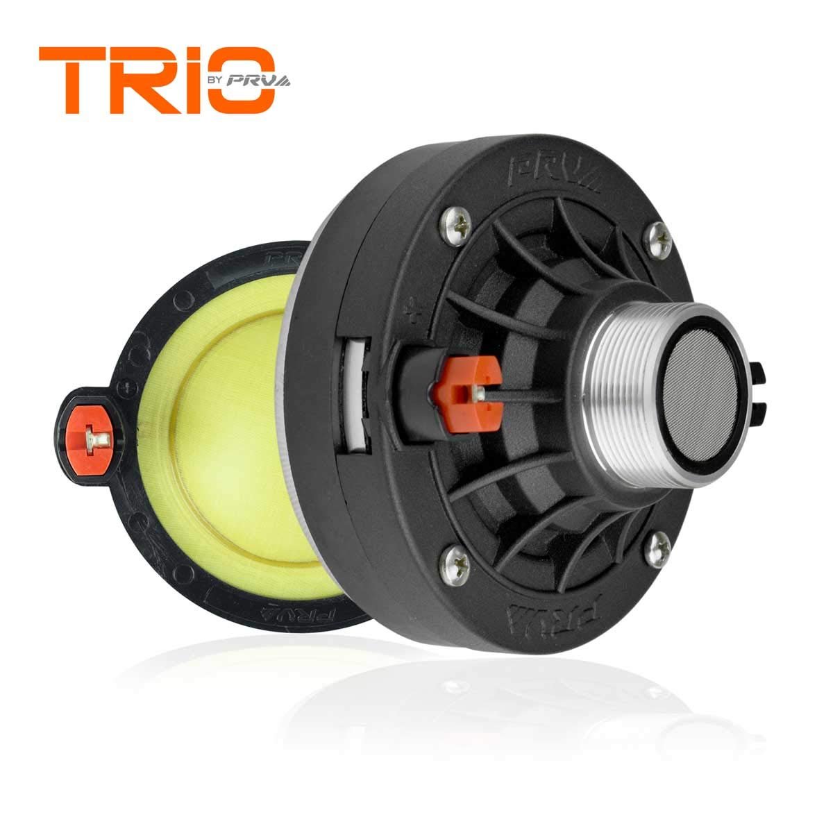 PRV AUDIO D270Ph Compression Driver 1" Exit Phenolic Driver for Vocal Reproduction, 2" Voice Coil 150 Watts 8 Ohms Improved Performance on New Compact Design (Single)