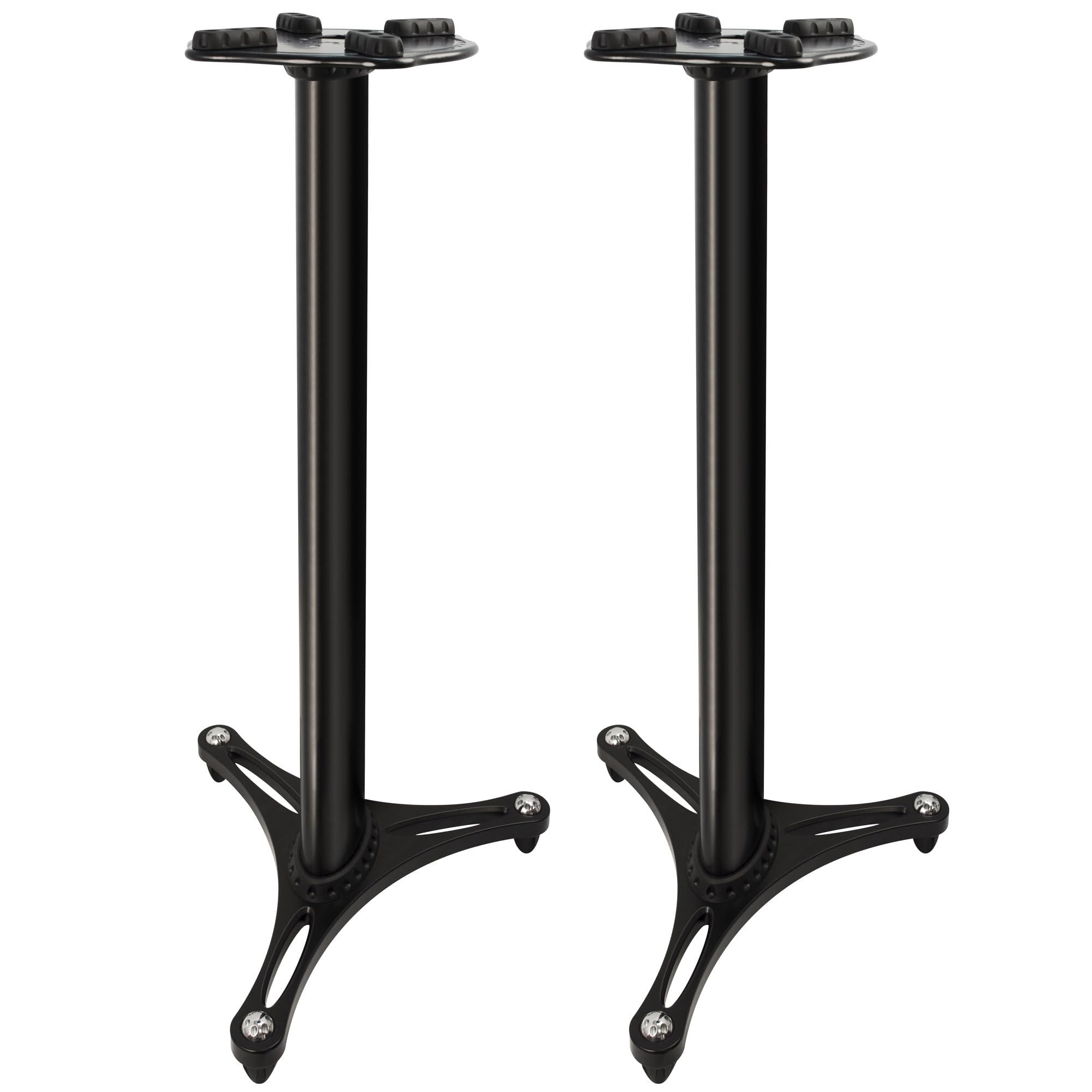 Ultimate Support MS-90/45R 45" Monitor Stands - Red Finish