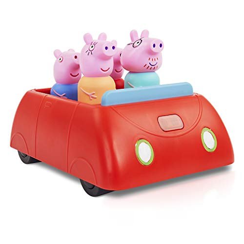 Peppa Pig's Clever Car Interactive Pre-School Toy With Lights And Sounds - Self Driving - Plays Peppa Music And Talks - Motorized Vehicle With Collision Avoidance Sensors– Red
