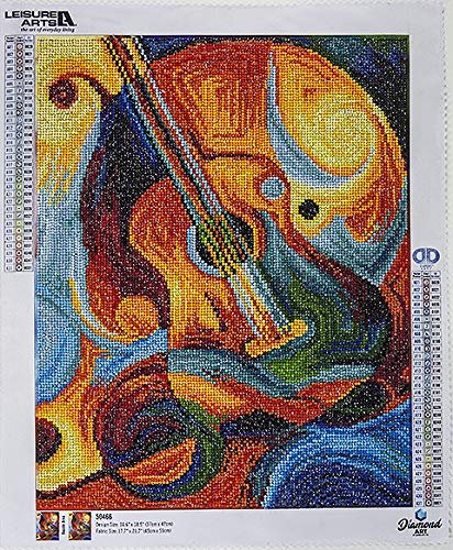 Diamond Art By Leisure Arts DMA Kit 14x16 Advanced Guitar