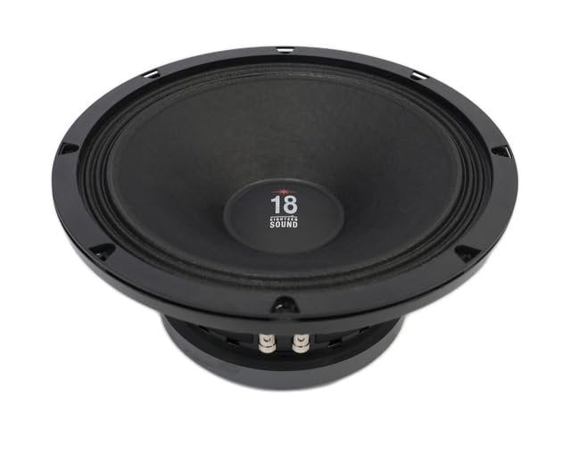 Eighteen Sound 12MB777-8 12-inch Mid Bass High Power Woofer Driver 8 Ohms Compact 2-Way Reflex Enclosure Weather Protected Cone and Plates for Outdoor Usage