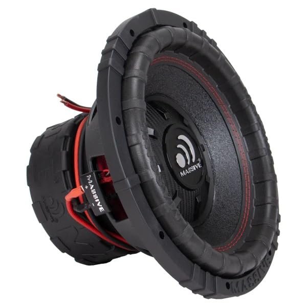 Massive Audio GT12 | 12" 500 Watts RMS / 1000w MAX Dual 4 Ohm Deep Bass Subwoofer