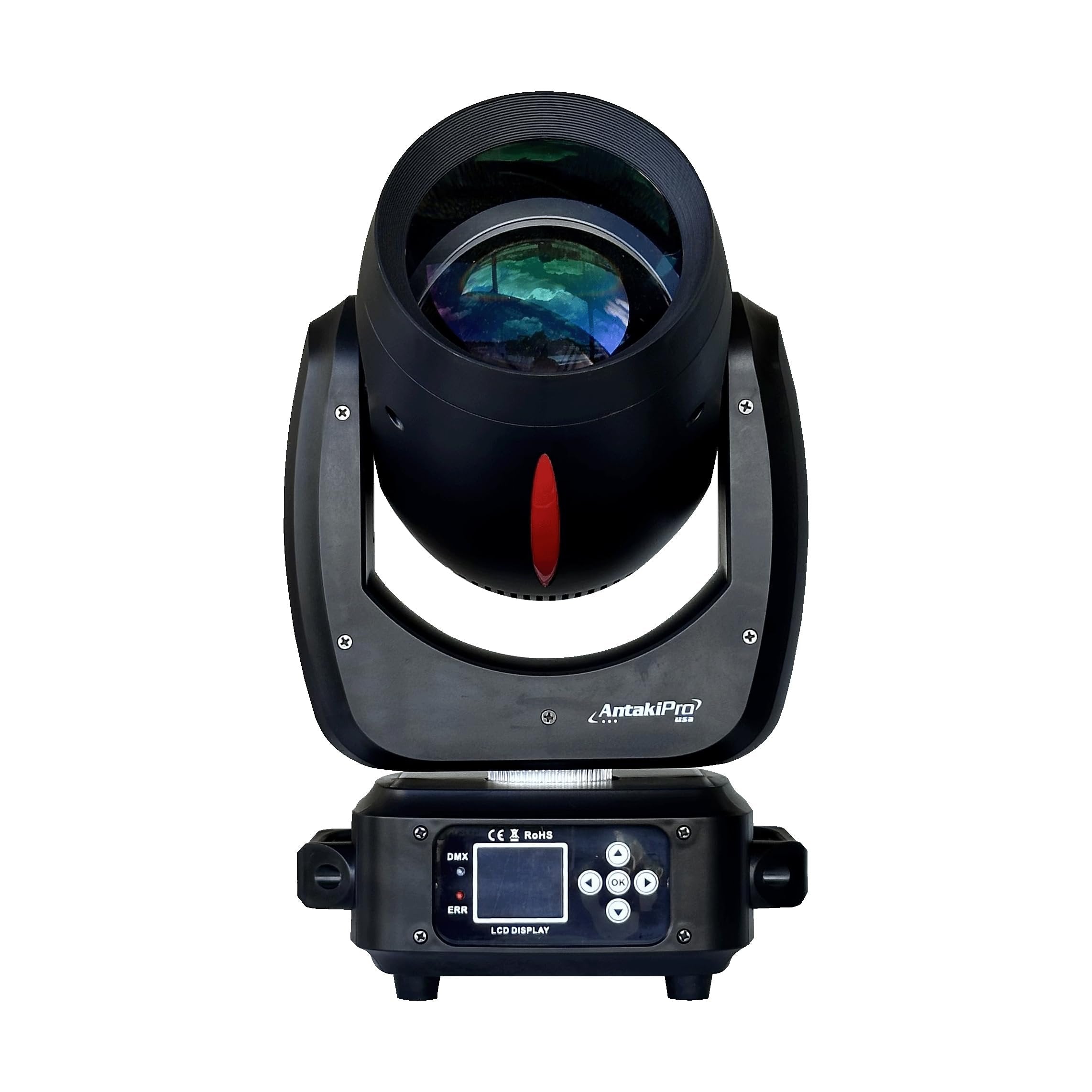 ANTAKIPRO AP-180MH 180 Watts LED Beam Moving Head Entertainment Venue Lighting Rotatable with Adjustable Speed Linear Dimming