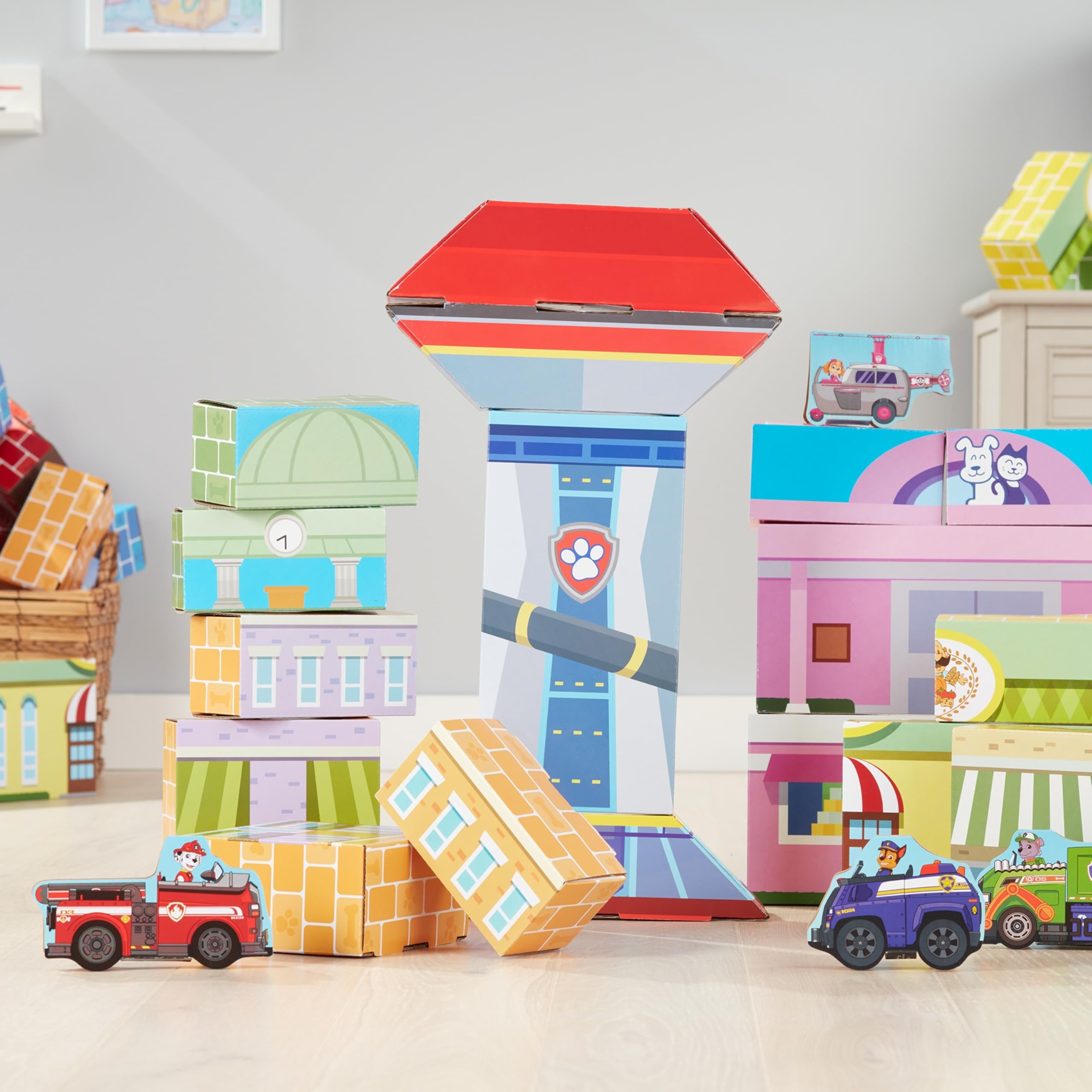 Melissa & Doug PAW Patrol Jumbo Cardboard Blocks (41 Pieces)