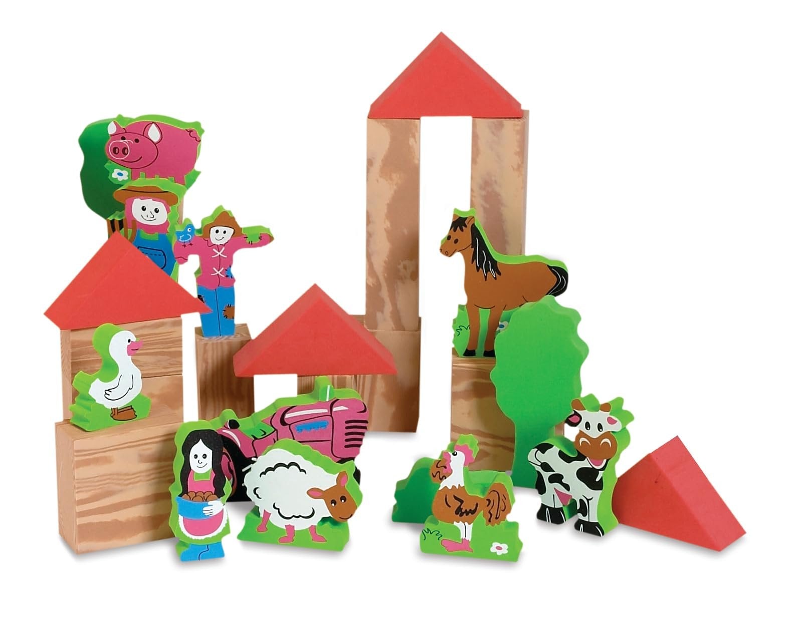 Edushape My Soft World Farm Block Set, 29 Piece