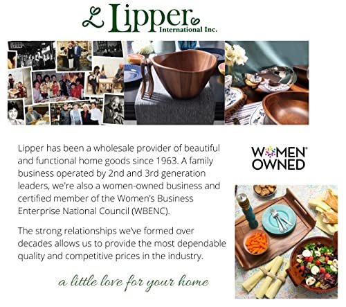 Lipper International Bamboo Wood Thin Kitchen Cutting Boards with Oval Hole in Corner, Set of 2 Boards, 6" x 8" x 0.25"