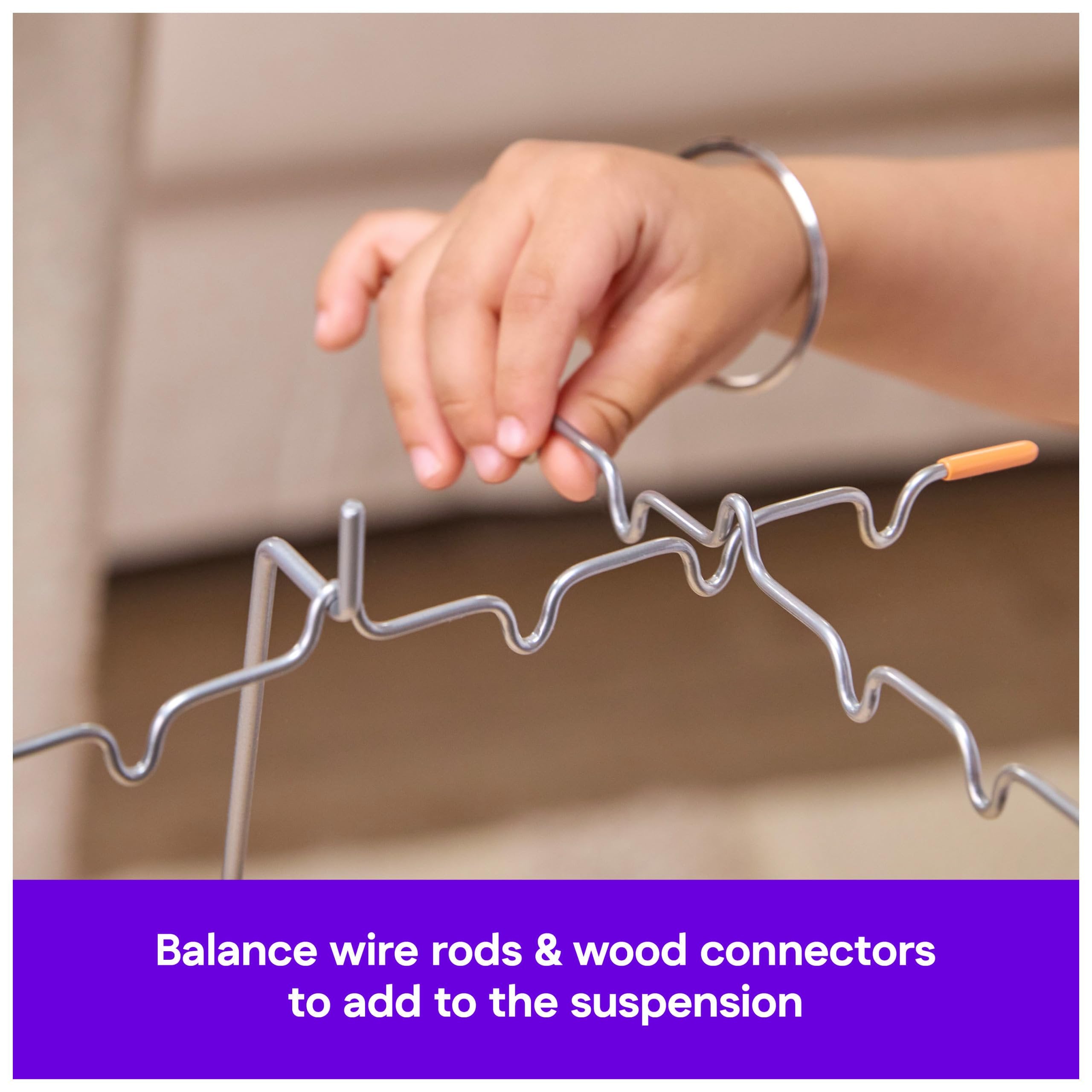 Spin Master Games, Suspend, A Balancing Family Game of Tricky Hangs & Steady Hands, Family Game Night, Learning Toy, 1-4 Players, for Ages 6 & Up