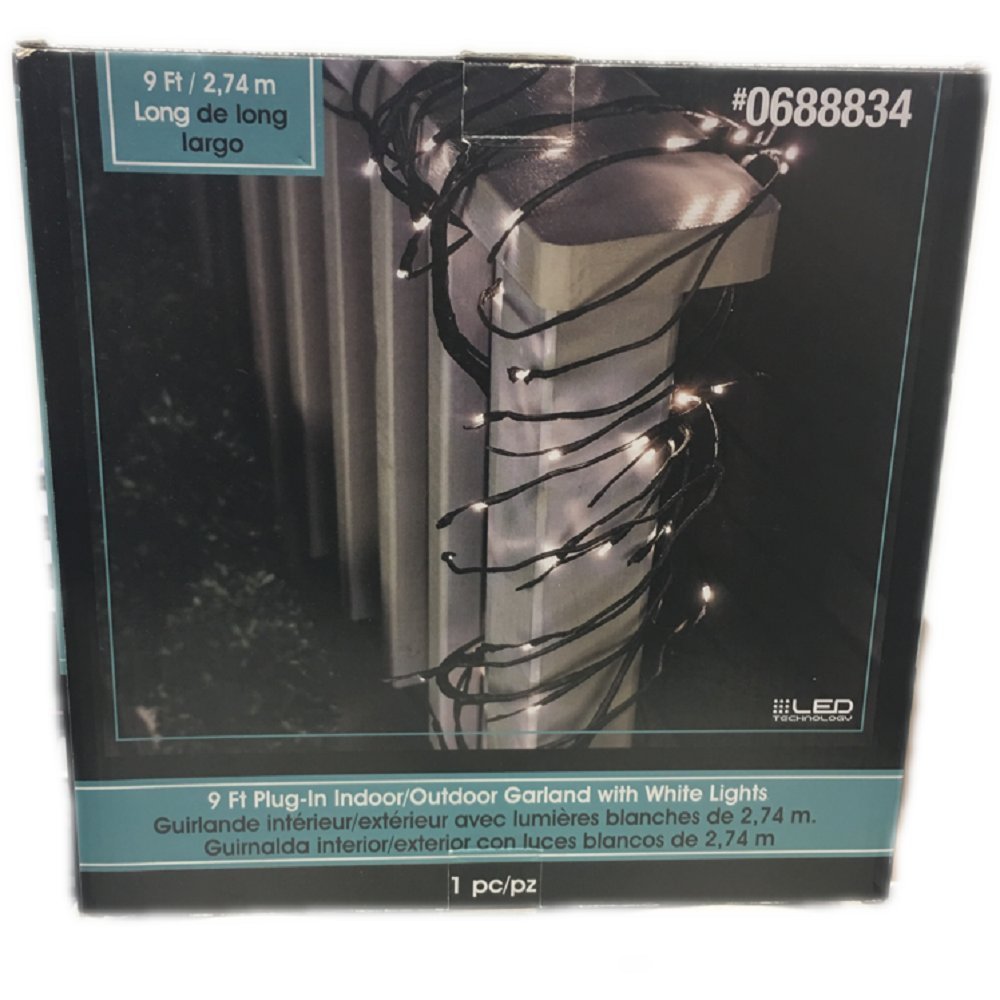 Branch LED lights 9ft Garland indoor/outdoor