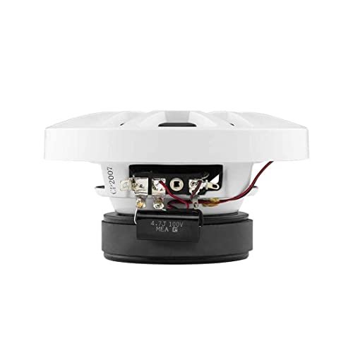 DS18 Hydro MP4 4-inch 2-Way Marine Speakers 150 Watts Max Power 50 Watts RMS (Pair) White - MP4WH