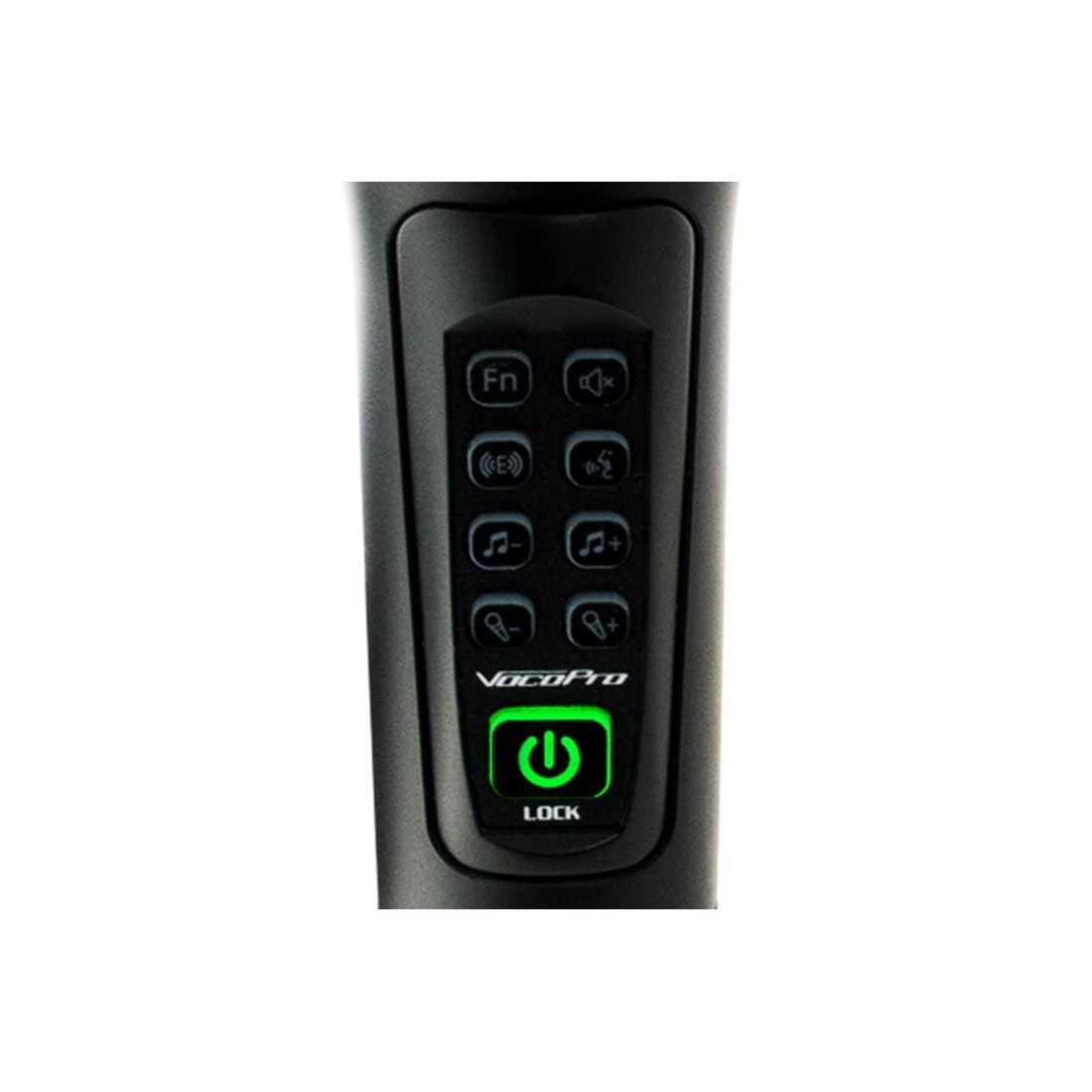 VOCOPRO SmartOke-Pro DSP Karaoke Mixer with Two Wireless Microphones 2.1 Powered Vocal Speaker 100-Watt Built-in Subwoofer for Smart TV and Tablet