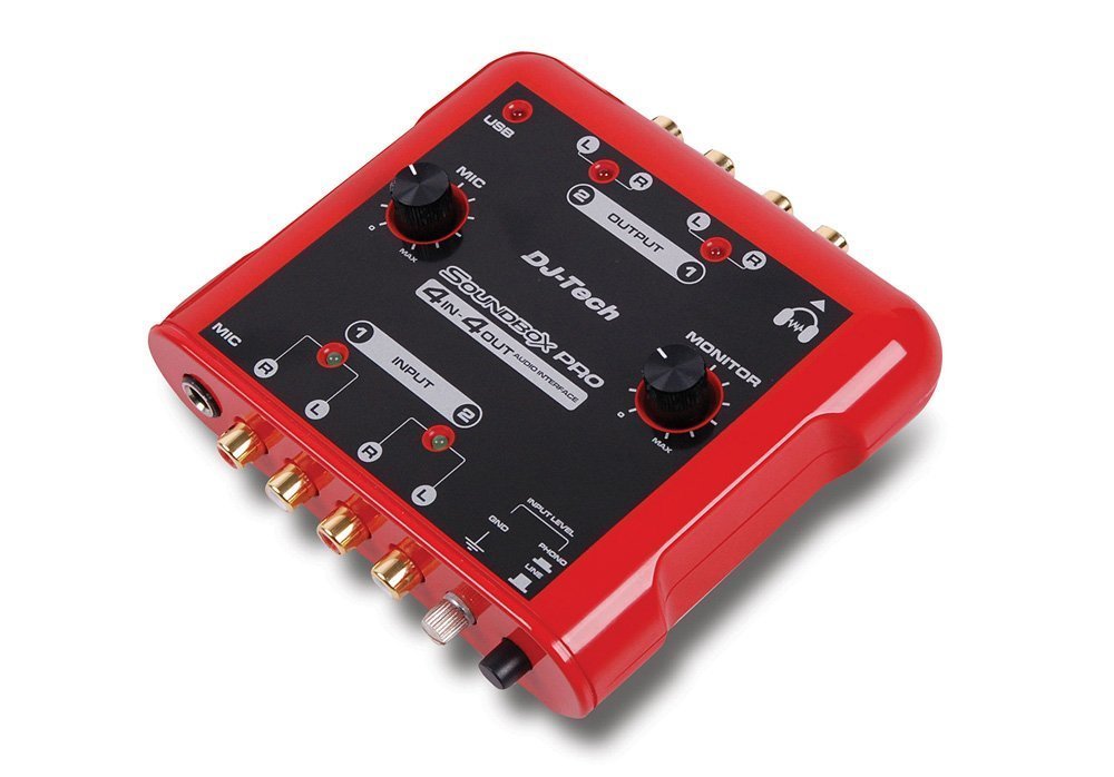 DJTECH A- B Box, USB, Black, 15.16" x 4.06" x 19.65" (MYSCRATCHPACK)