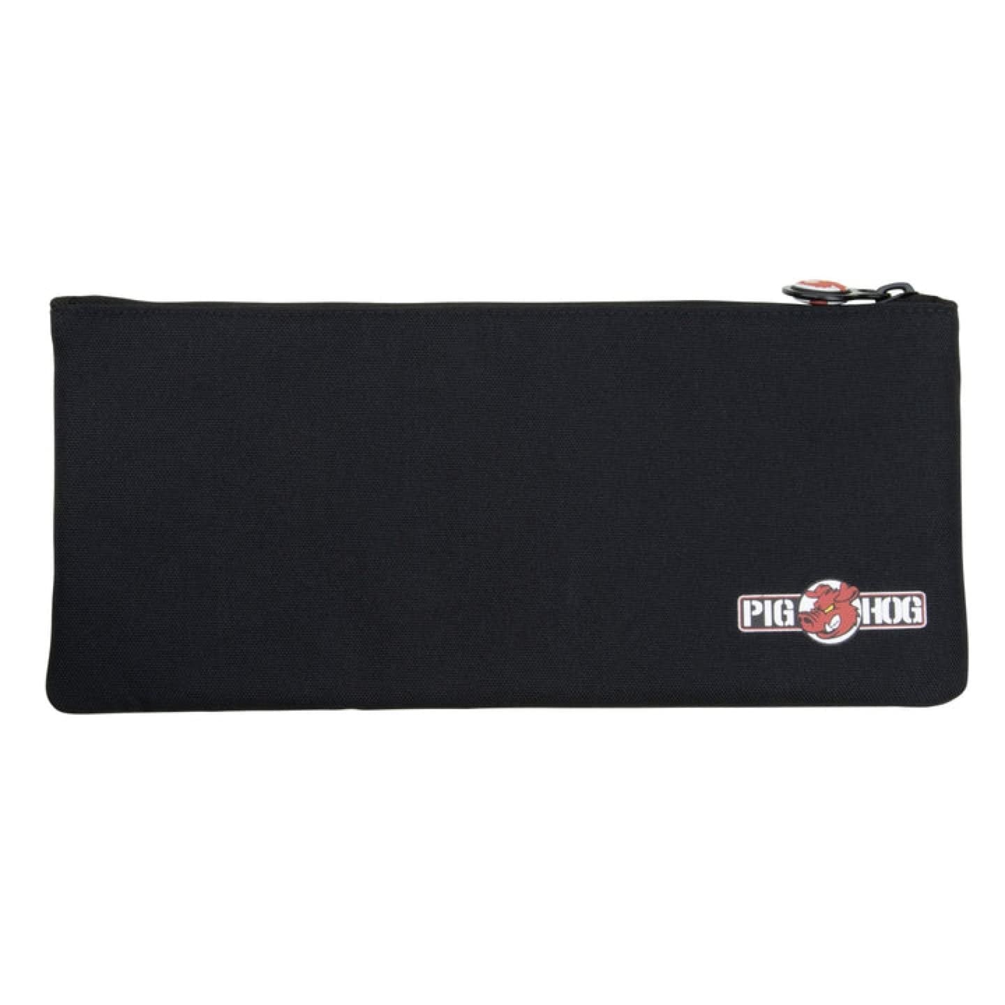 Pig Hog PHMPOUCH Microphone Pouch Durable 600D Exterior Soft Velvet Lining Extra Fat 5mm Padding Heavy-duty Zipper