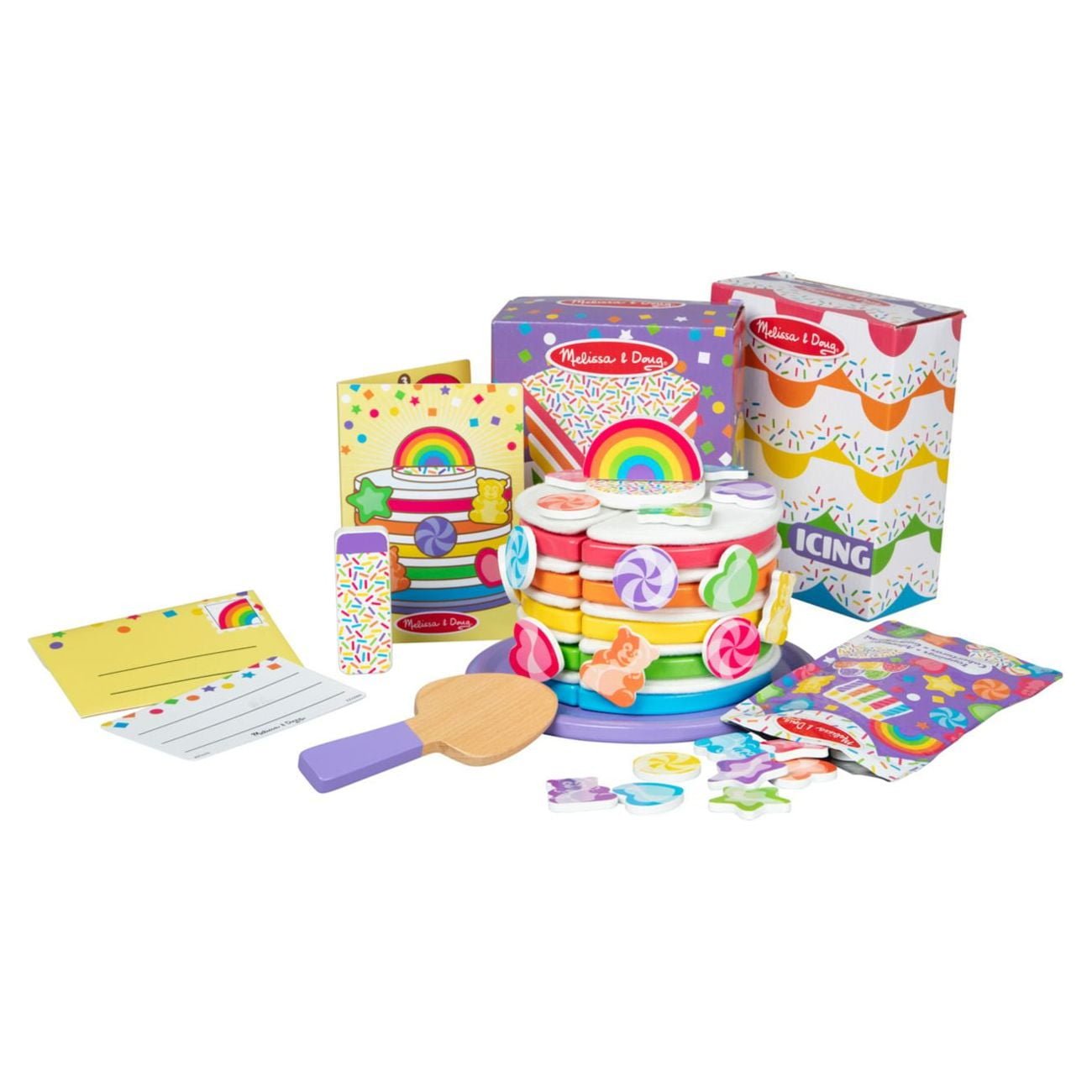 Melissa & Doug Melissa & Doug Rainbow Surprise Cake Play Set