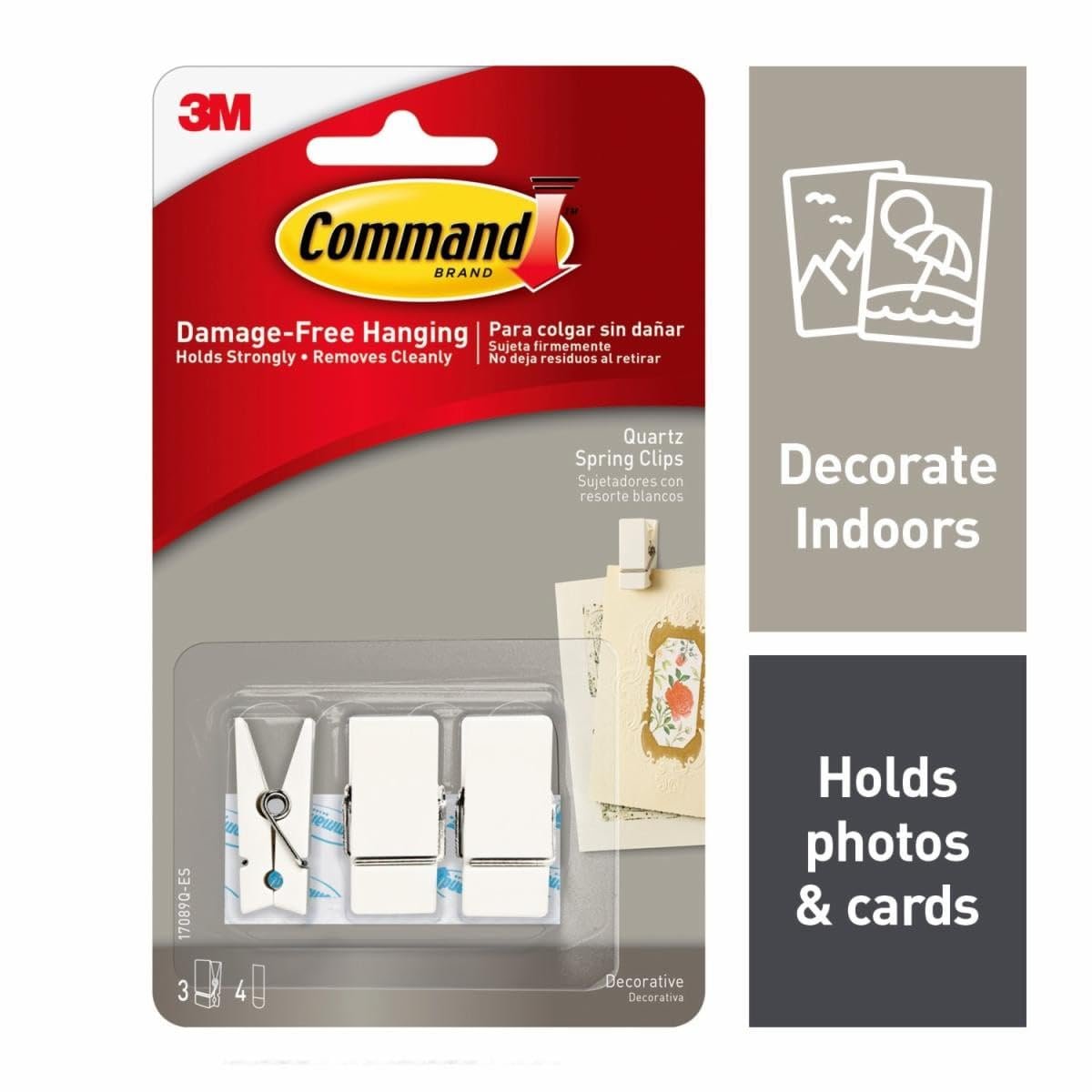 Command™ Quartz Spring Clips