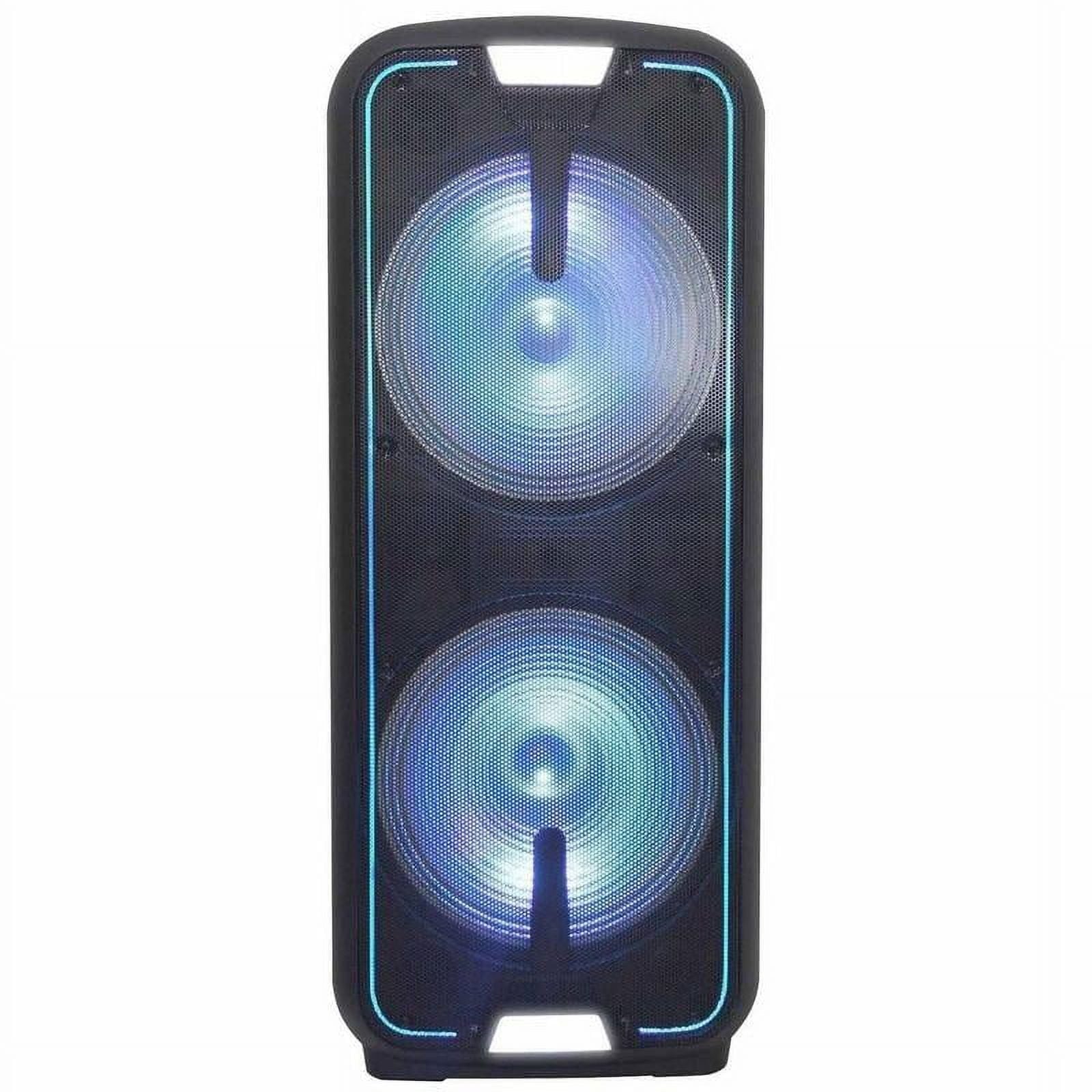 2000W Dual 15" Bluetooth Rechargeable Speaker