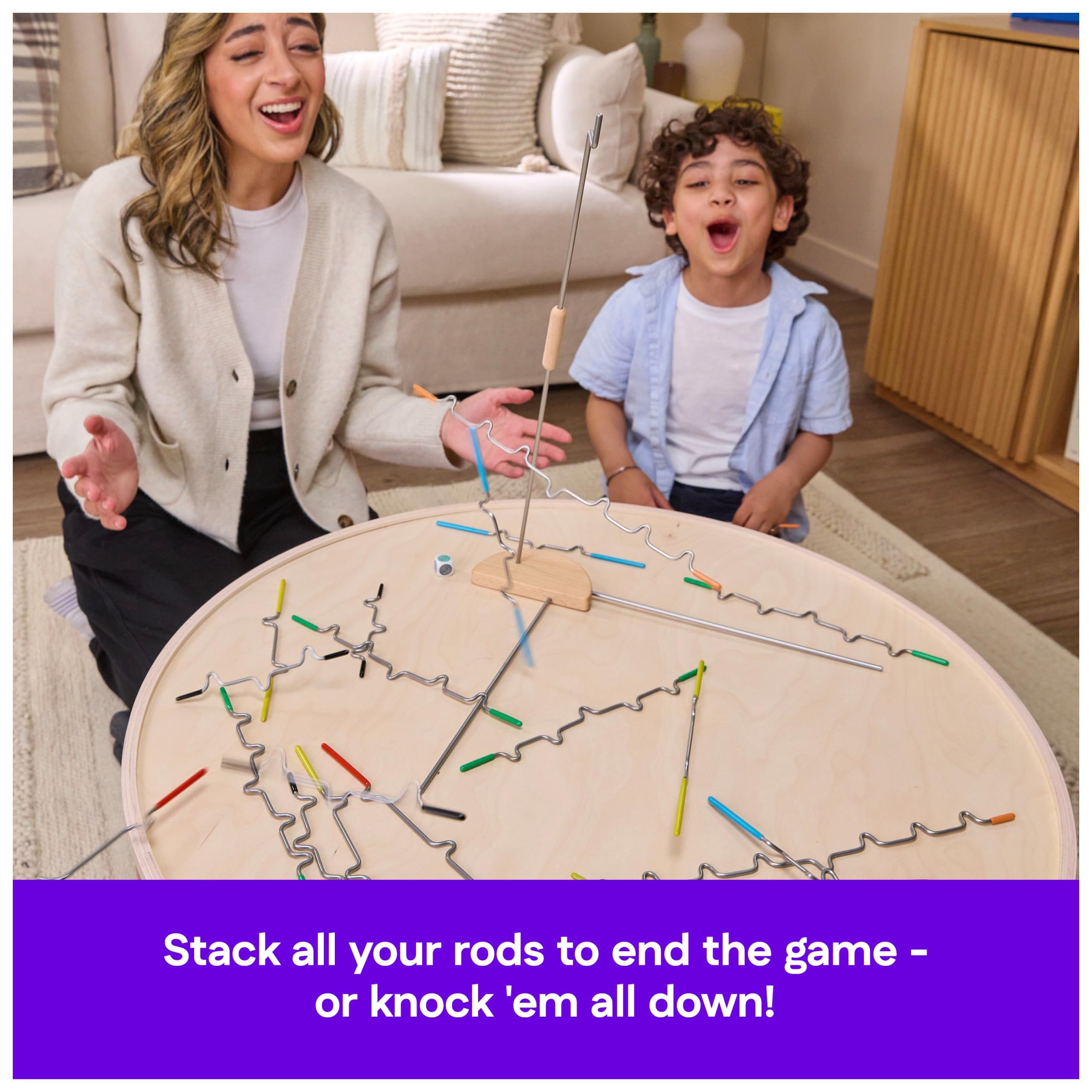 Spin Master Games, Suspend, A Balancing Family Game of Tricky Hangs & Steady Hands, Family Game Night, Learning Toy, 1-4 Players, for Ages 6 & Up