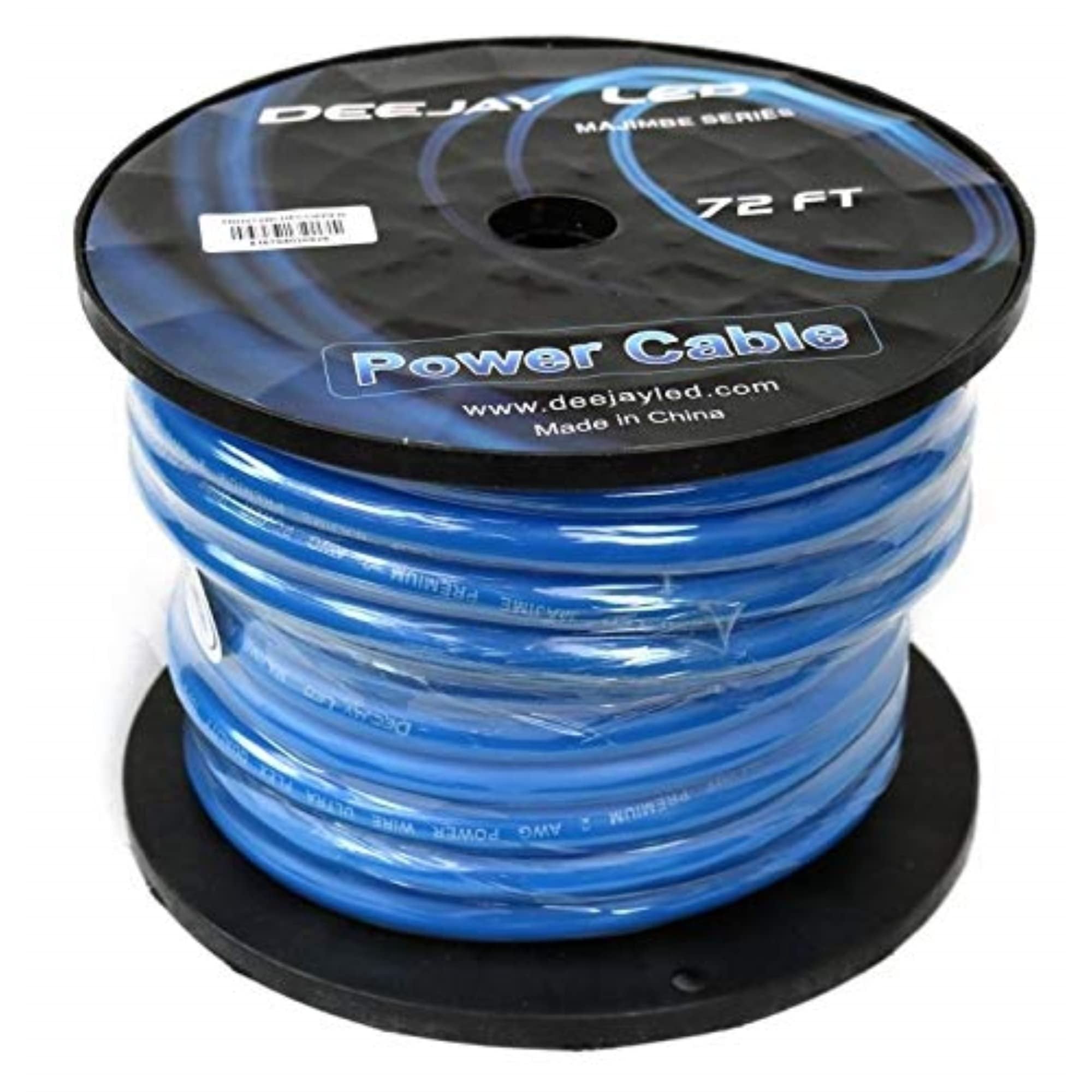 2 Gauge 72 FT 100% Copper Power Cable Us