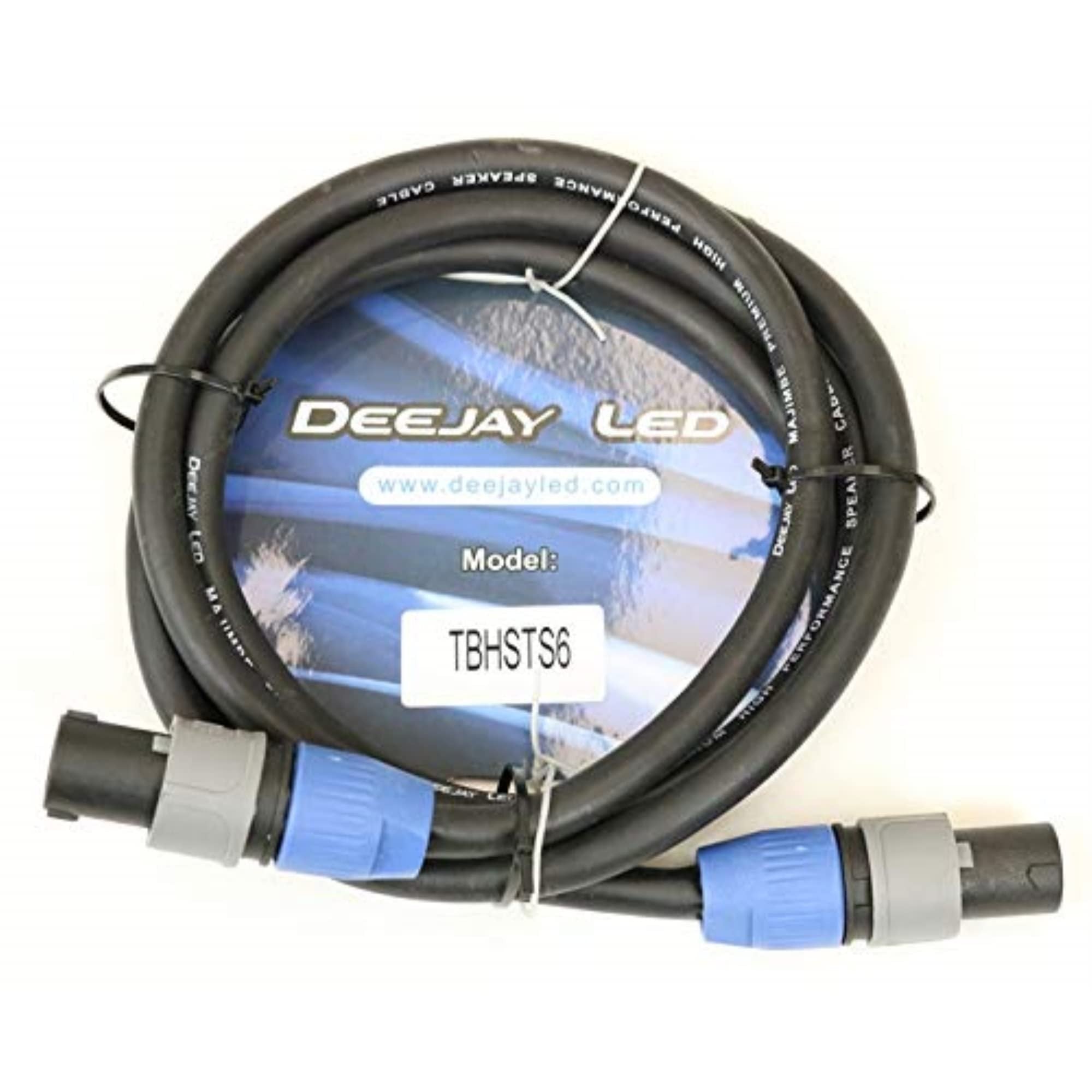 DEEJAYLED 6' Speakon to Speakon Cable