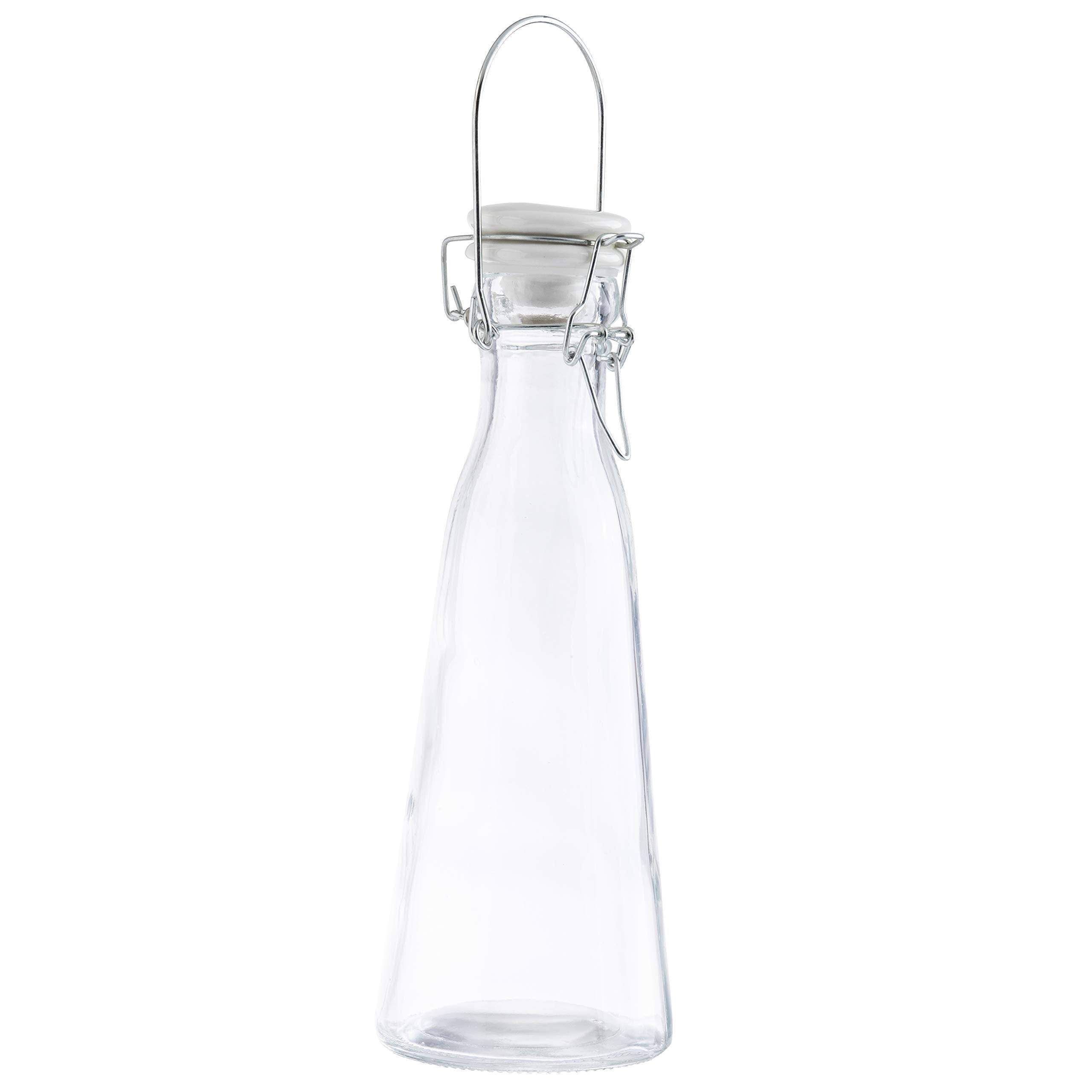 Tablecraft 17 ounce Round Resealable Carafe, Clear Glass