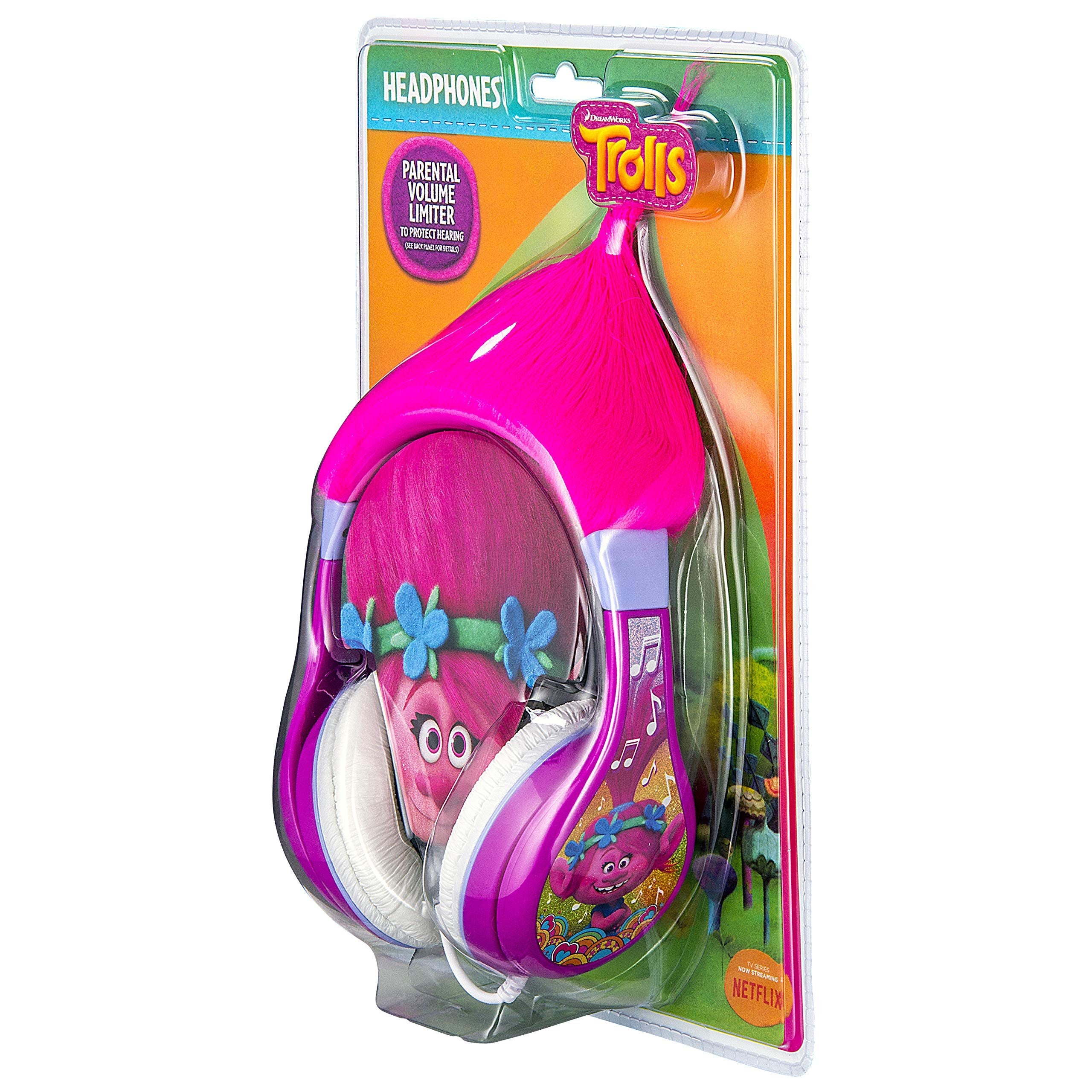 eKids KIDSDESIGN eKids Kids Troll Headphones, Trolls, TR140EXV8