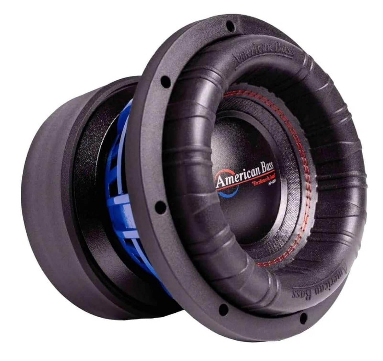 American Bass HD-10D2V3 10" Car Subwoofer 2200W RMS 4000 Watt Max Dual 2 Ohm - 3.3" Voice Coil Sub Woofer Audio Driver Motor Structure, Ported Enclosure Builds