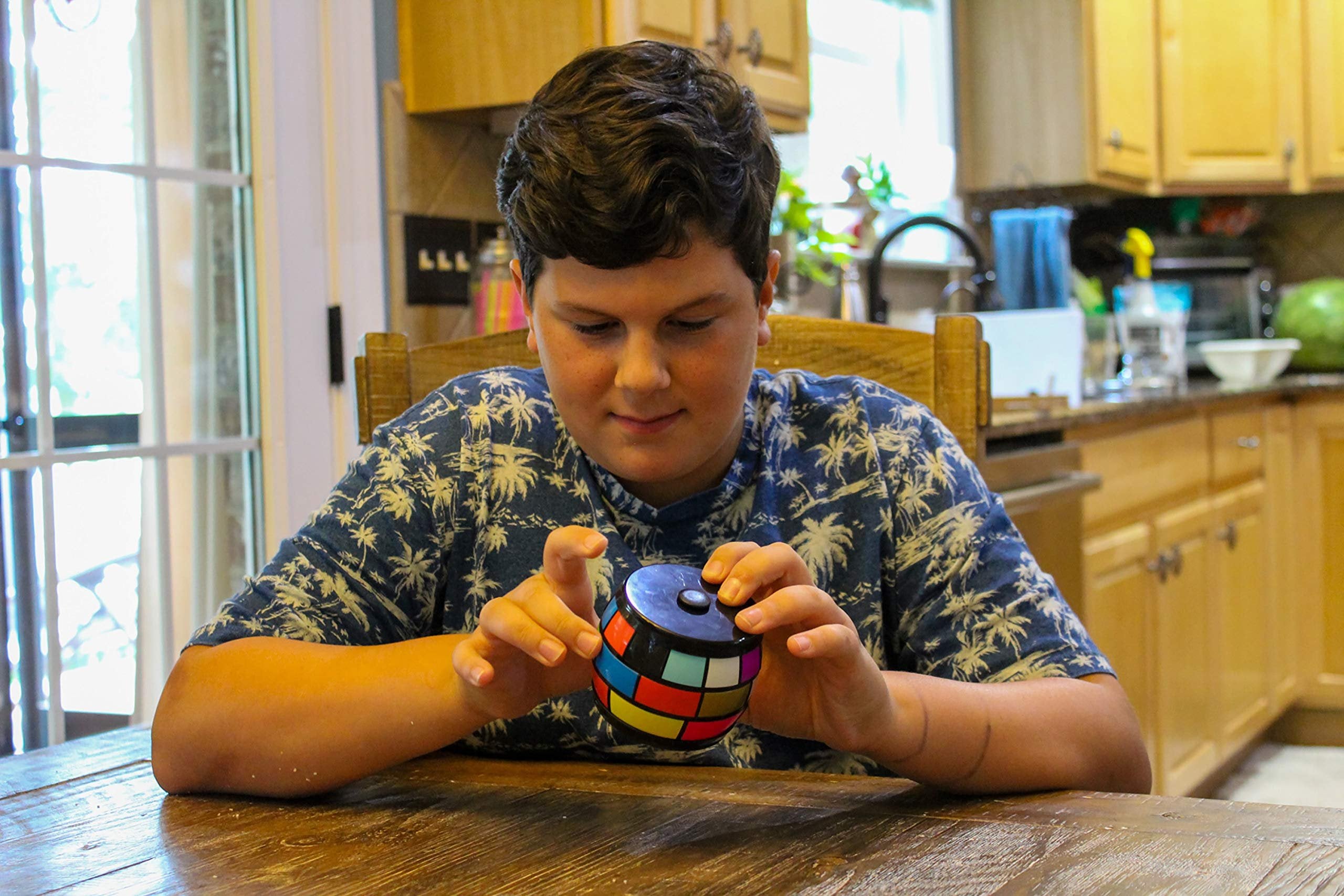 Creative Brainworks Roto Brain 3D Puzzle Sphere - Brain Teaser Puzzle Game to Fidget, Twist, Turn - 3 Levels of Difficulty, Crack The Code for This IQ | Memory Booster! for Kids and Adults, Age 8+