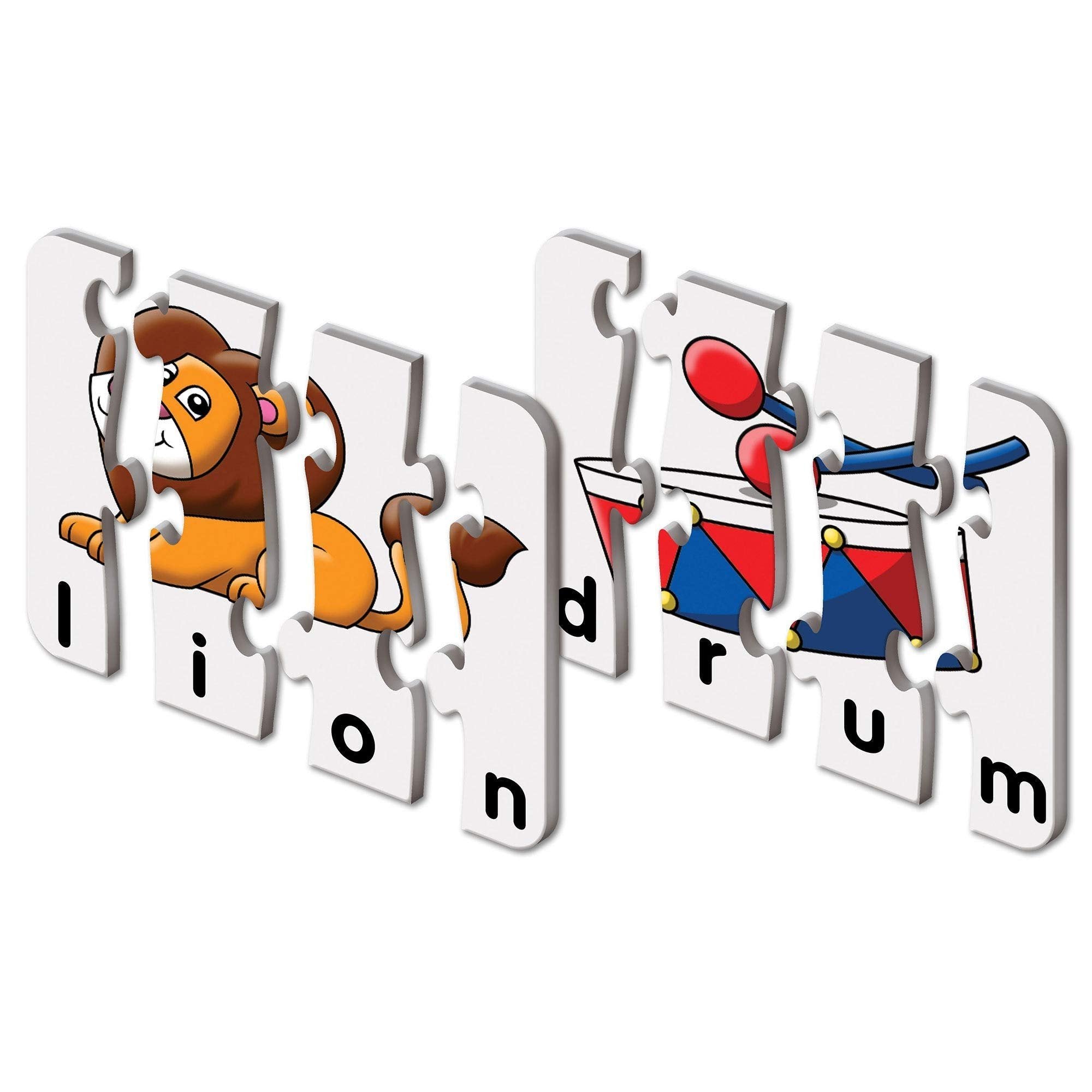 The Learning Journey: Match It! - 4 Letter Words - 20 Piece Self-Correcting Spelling Puzzle with Matching Images - Spelling Puzzles for Kids Ages 3-5 - Award Winning Toys