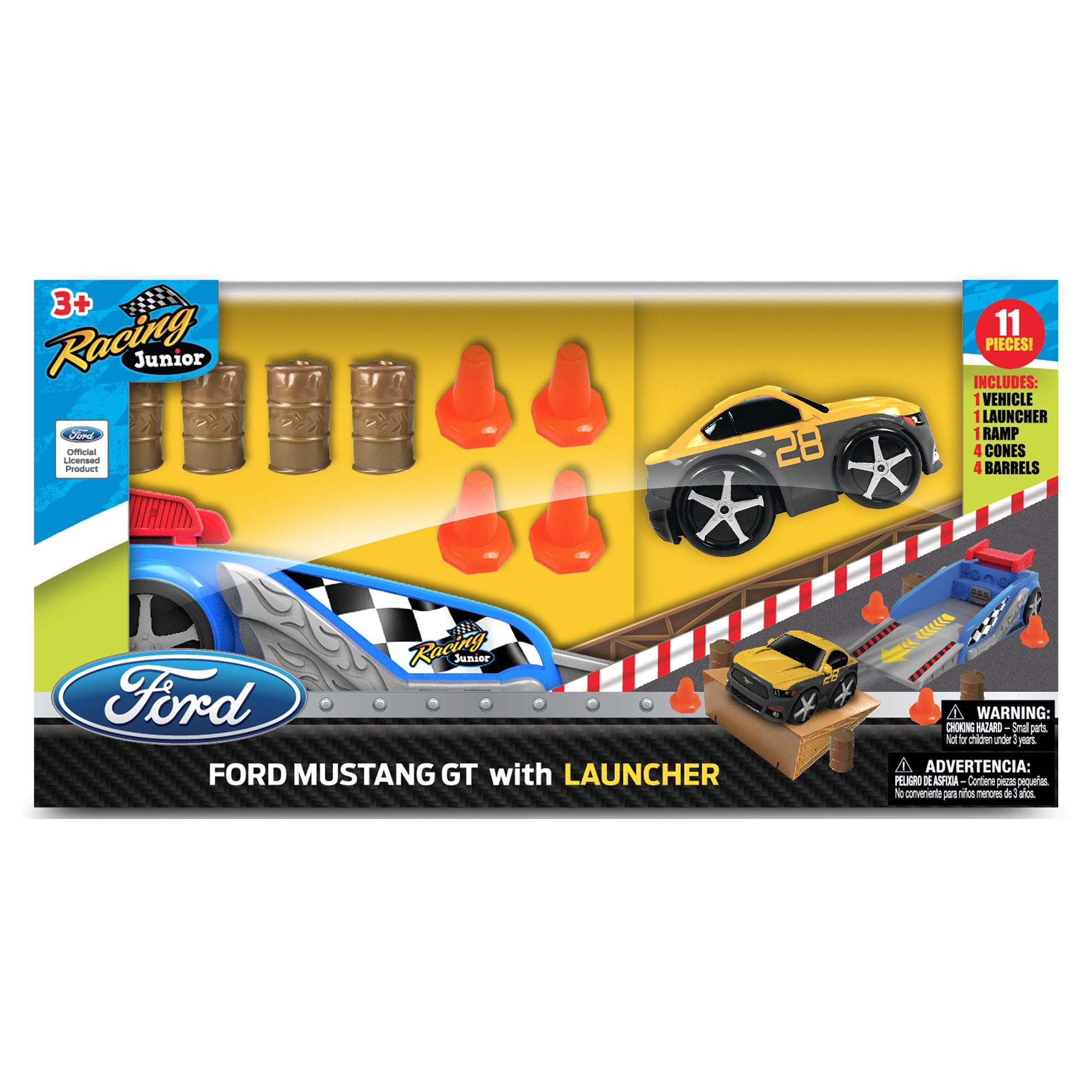 JamN' Products - Preschool Race & Rescue Vehicle with Launcher Sets, Ford