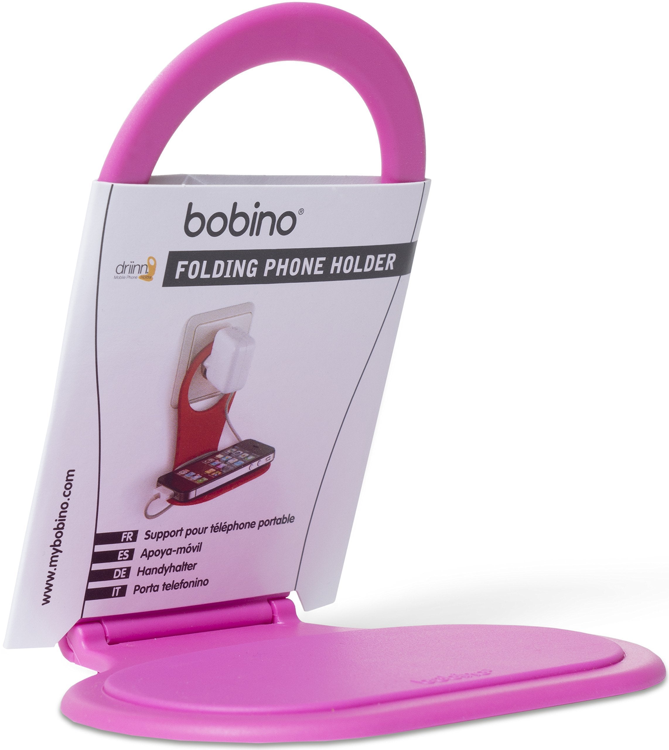 Bobino Phone Holder - Fuchsia - Stylish Minimalist Charging Shelf