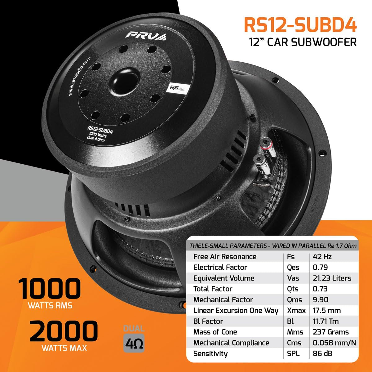 PRV AUDIO Subwoofer Car Audio