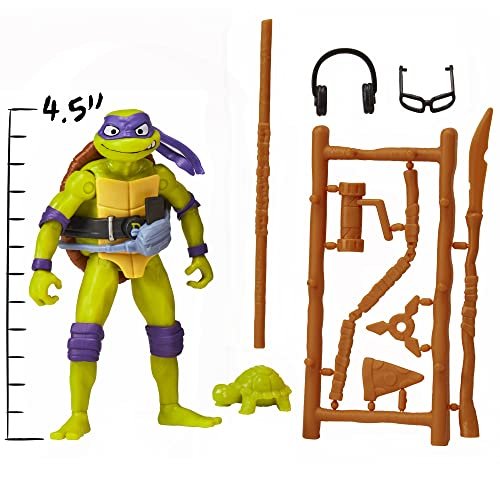Teenage Mutant Ninja Turtles: Mutant Mayhem 4.5” Donatello Basic Action Figure by Playmates Toys