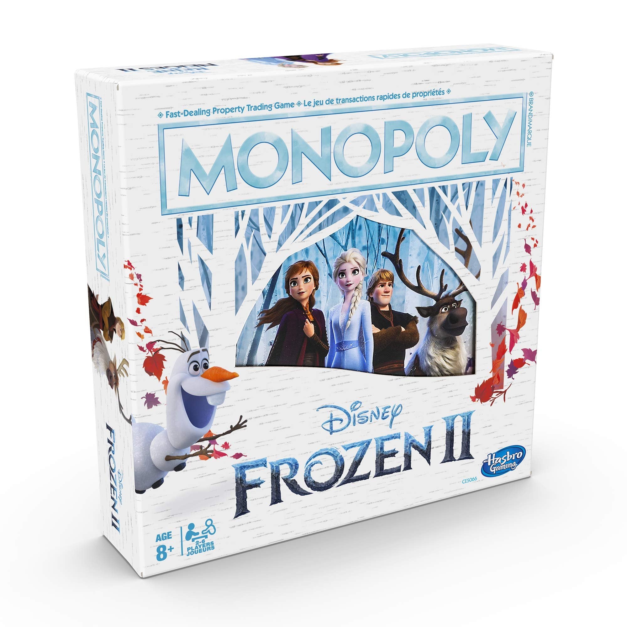 Hasbro Disney Frozen II Monopoly (Bilingual - English/French)