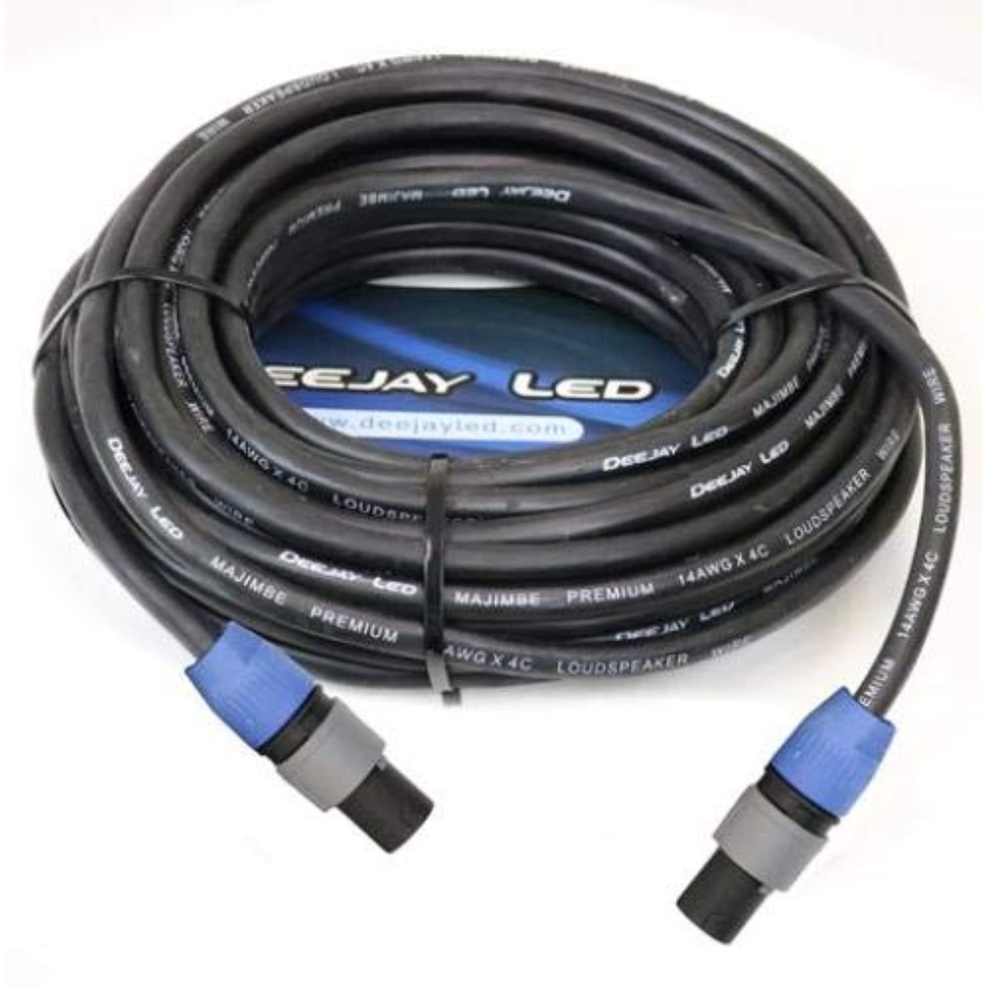 DEEJAYLED 50ft Speakon to Speakon Cable