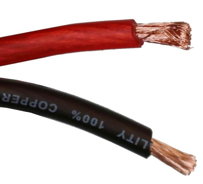 500-foot 2-conductor 10 Gauge Primary Stranded Cable For Accessory Hookup Ultra-flex Exterior Resists Temperature Extremes Premium Quality Two Conductor All Copper Stranded Cable DEEJAY LED TBH102C500