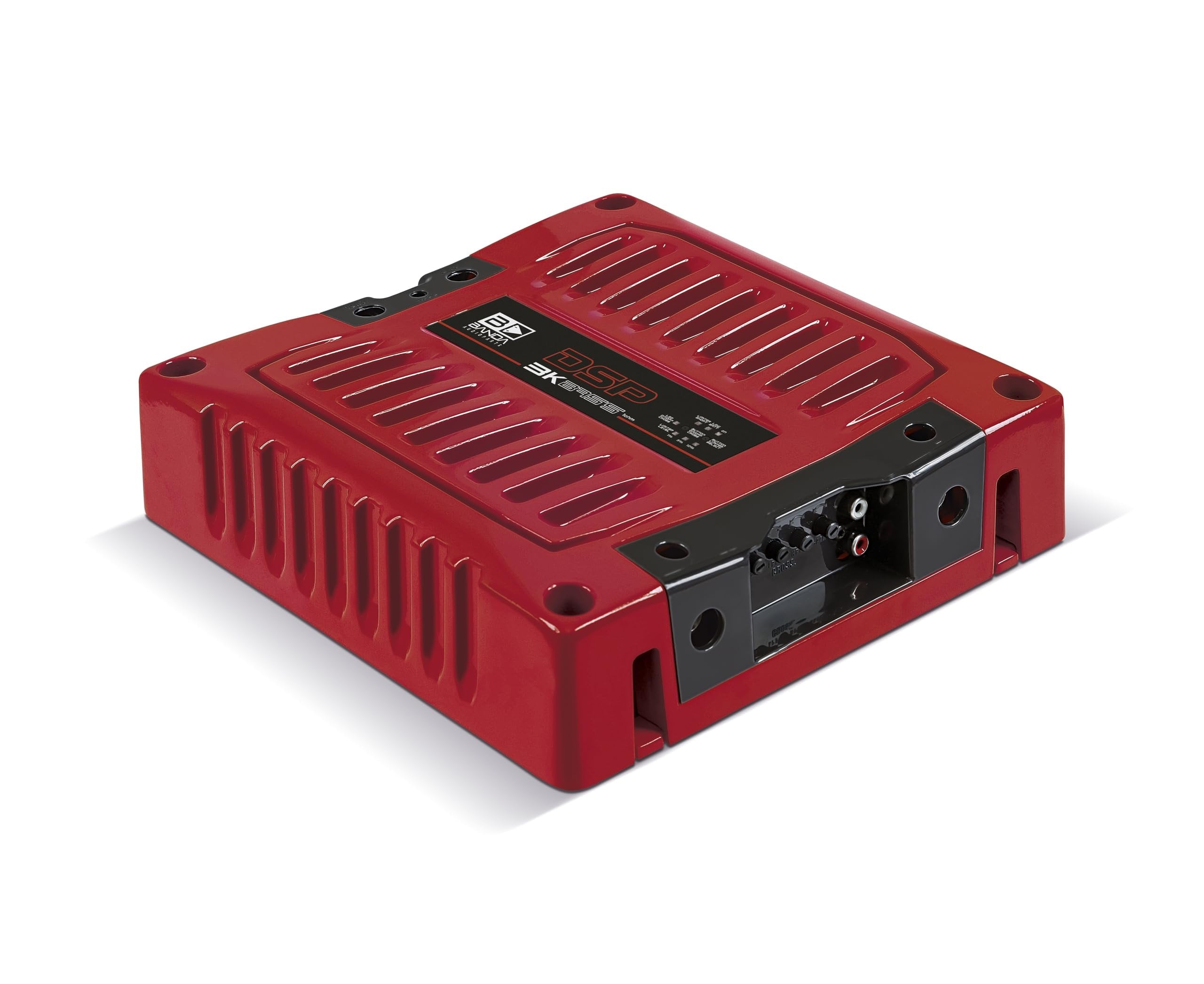 BANDA Audioparts DSP3K1REDBASS Band Amplifier Module 3k1 3000wrms 1-Ohm 1 Channel Car Audio Amp DSP BASS Model with 3 Limiter Integrated Level Positions - DSP3K1RED